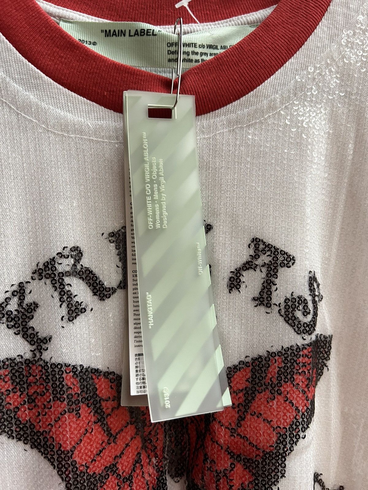 Off-White × Virgil Abloh Off-White by Virgil Abloh Sequins Butterfly Gym Tank Top Size M / US 6-8 / IT 42-44 - 11 Thumbnail