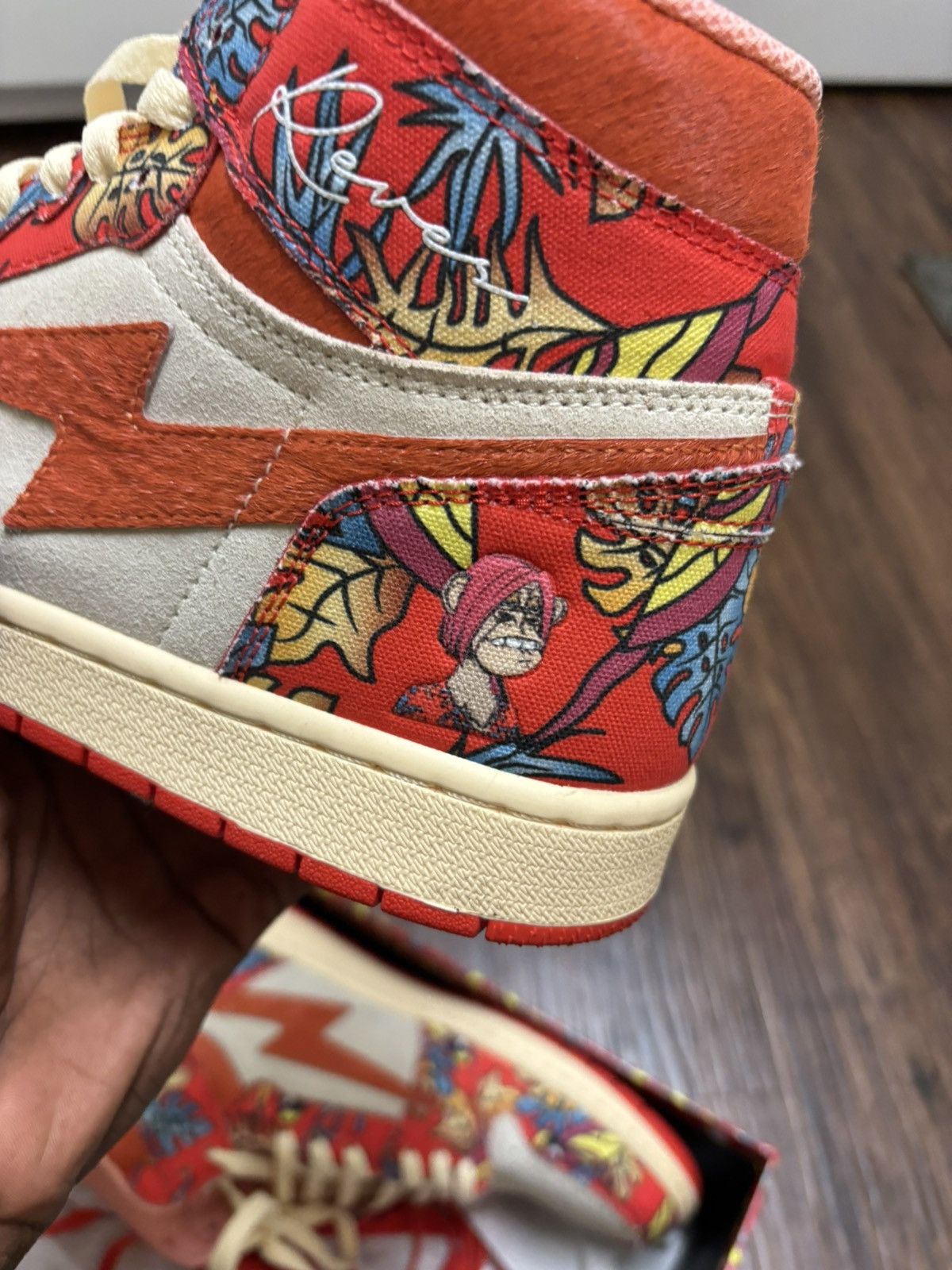 Reves Paris Air Kiy x Bored ape Size US 10 / EU 43 - 3 Thumbnail