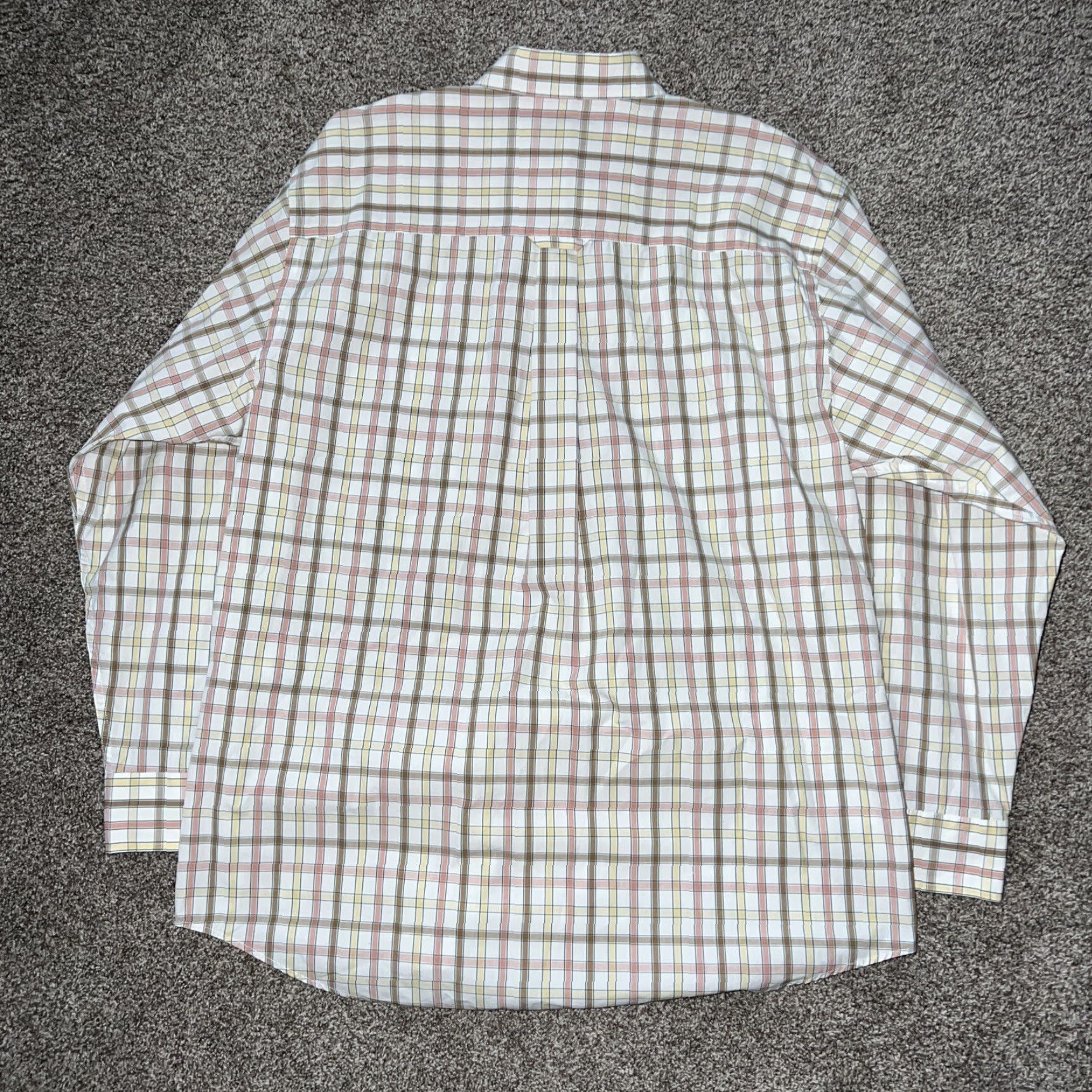 Pendleton Pendleton Broadway Cloth Plaid Button-Up Shirt Mens Size L Beige Regular Long Sleeve Size US L / EU 52-54 / 3 - 4 Thumbnail