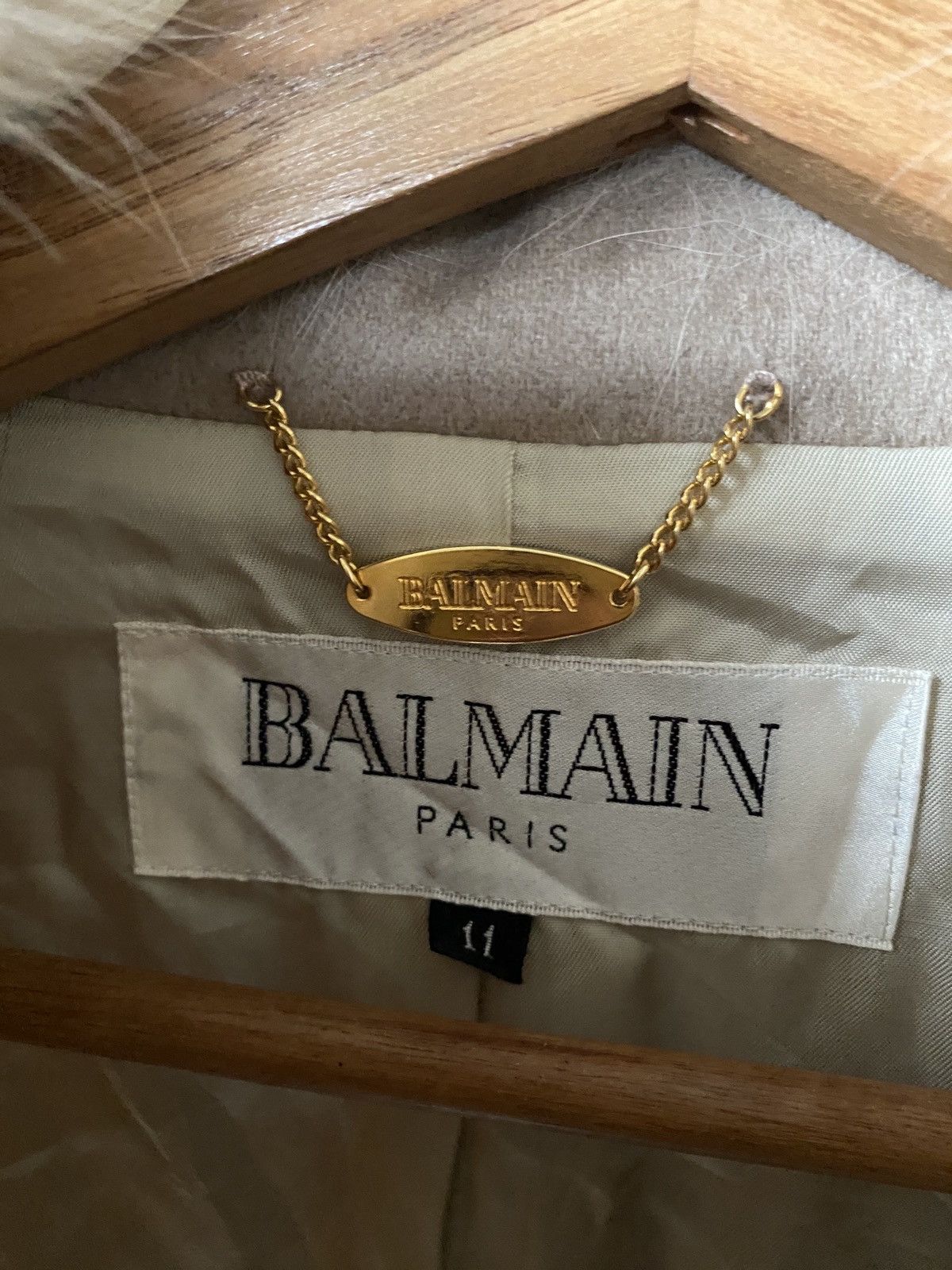 Balmain Vintage Balmain Paris Cashmere Capes Fur Collars And Cuffs Size US XXL / EU 58 / 5 - 12 Thumbnail