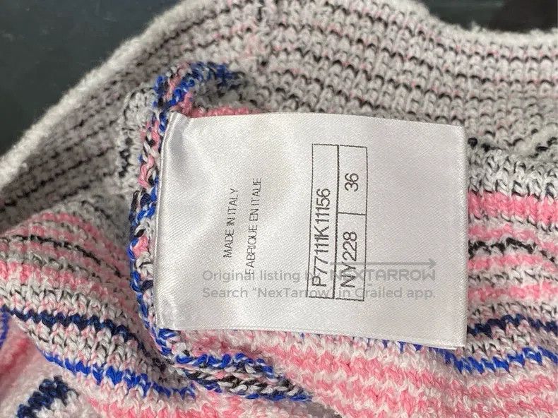 Chanel Chanel 24-year-old striped knitted vest Size XS / US 0-2 / IT 36-38 - 5 Thumbnail