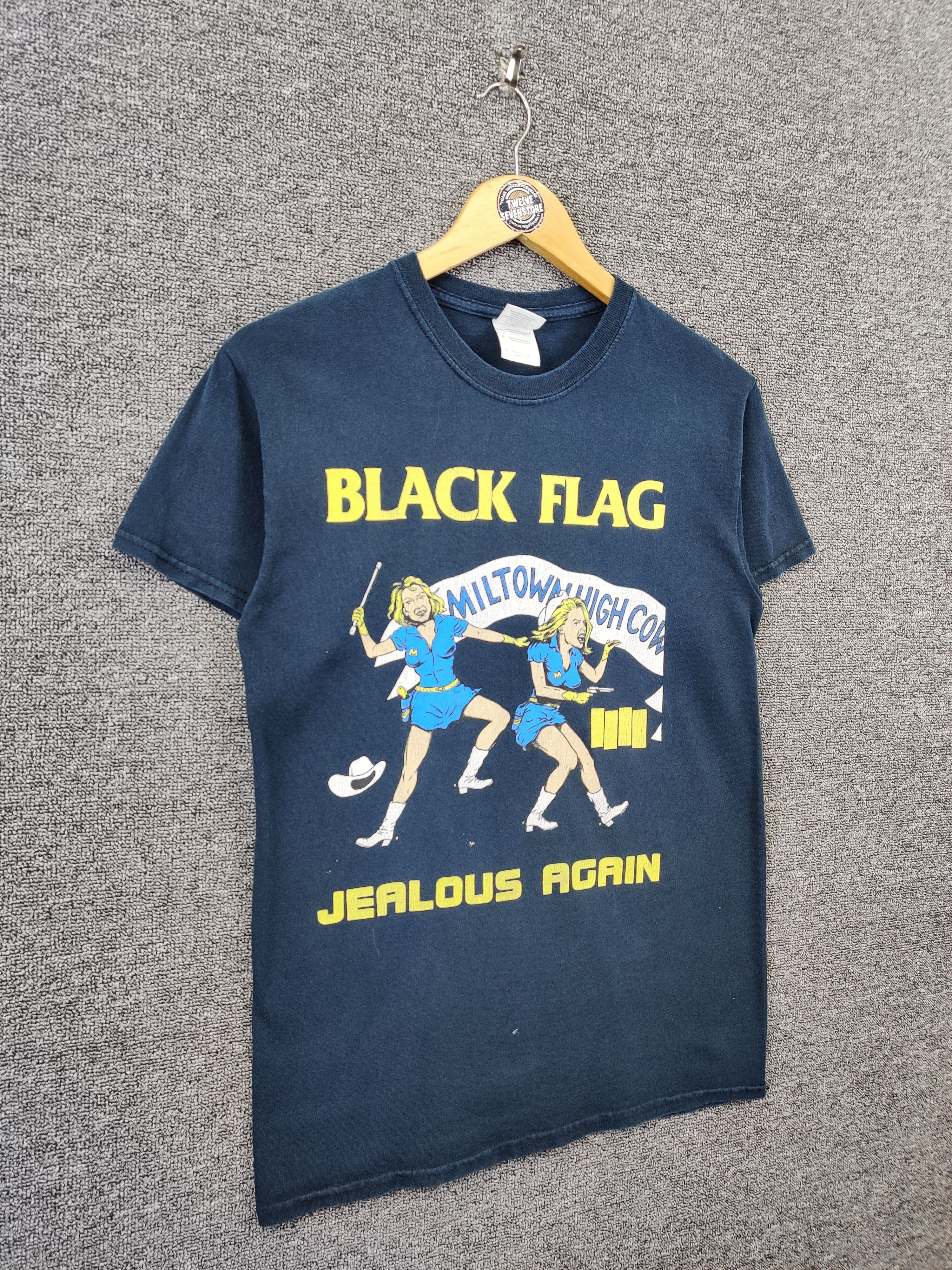 Band Tees Vintage Black Flag Jealous Again Hardcore Punk Tee Tshirt Size US S / EU 44-46 / 1 - 5 Thumbnail