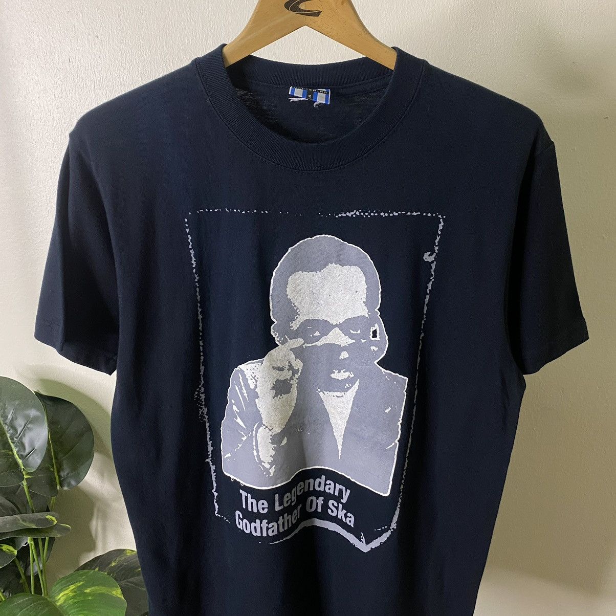 Band Tees × Vintage Vintage 1990s Laurel Aitken The Godfather of Ska Pioneer Tee Size US M / EU 48-50 / 2 - 2 Thumbnail