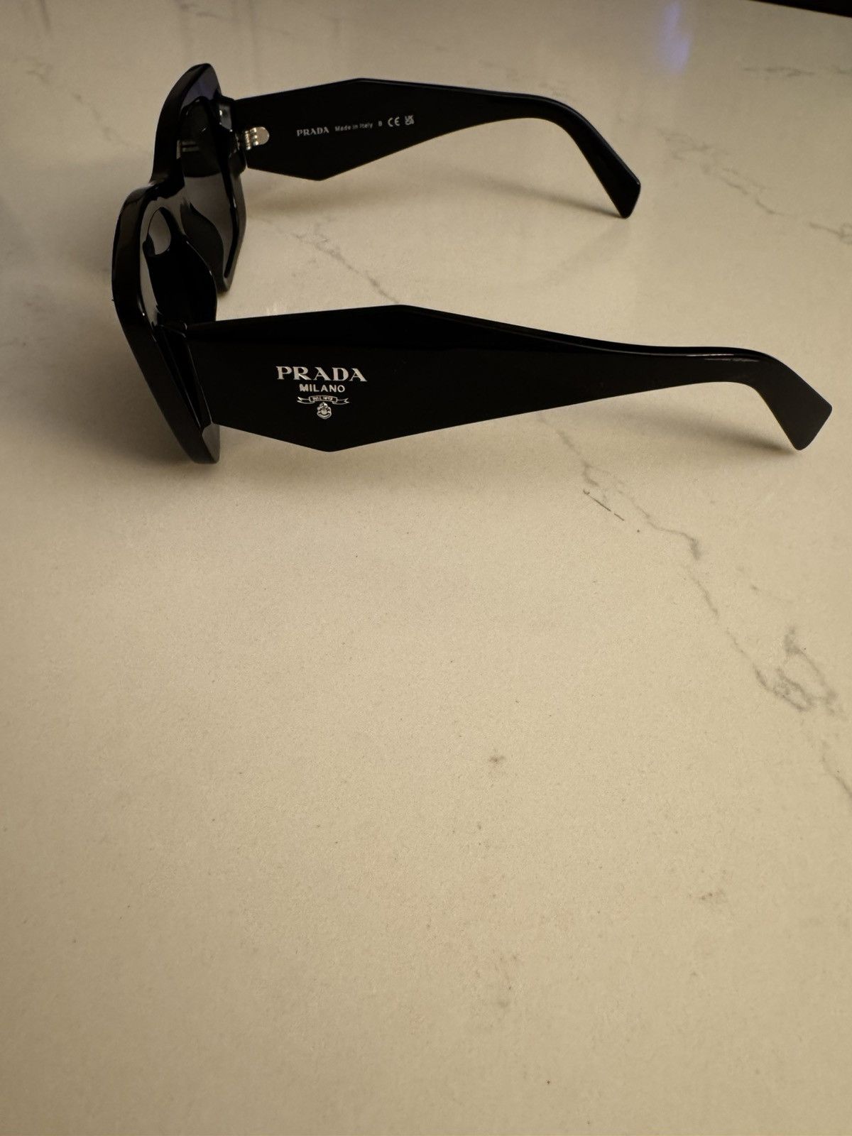 Prada Black Prada Sunglasses Size ONE SIZE - 4 Thumbnail