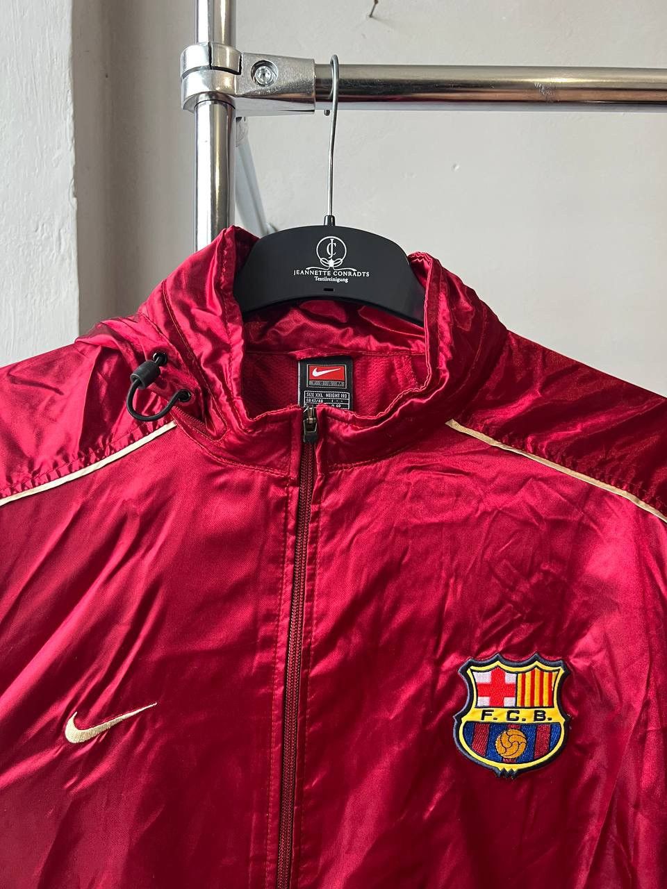 Nike 2001/2002 RARE BARCELONA FC NIKE DRILL TRACK TOP JACKET XXL Size US XXL / EU 58 / 5 - 4 Thumbnail