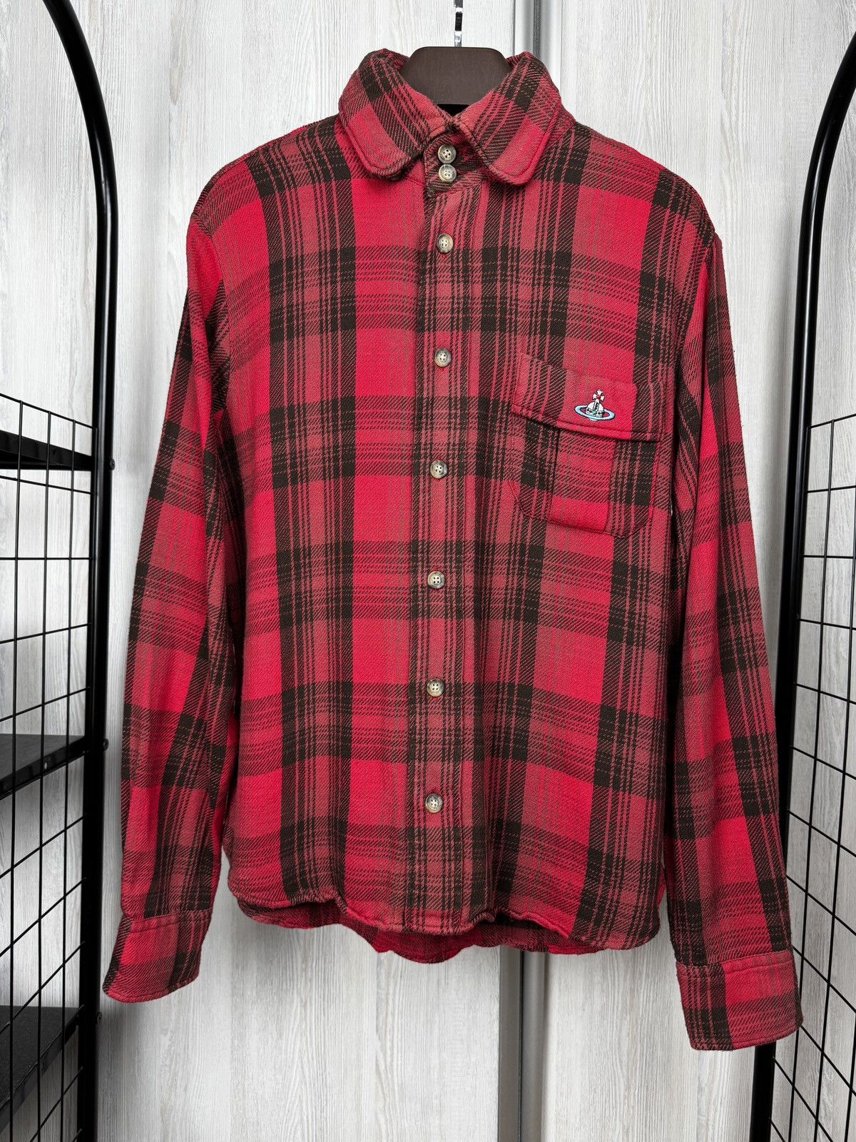 Vivienne Westwood VIVIENNE WESTWOOD ANGLOMANIA Mens Padded Details Shirt Size US M / EU 48-50 / 2 - 2 Thumbnail