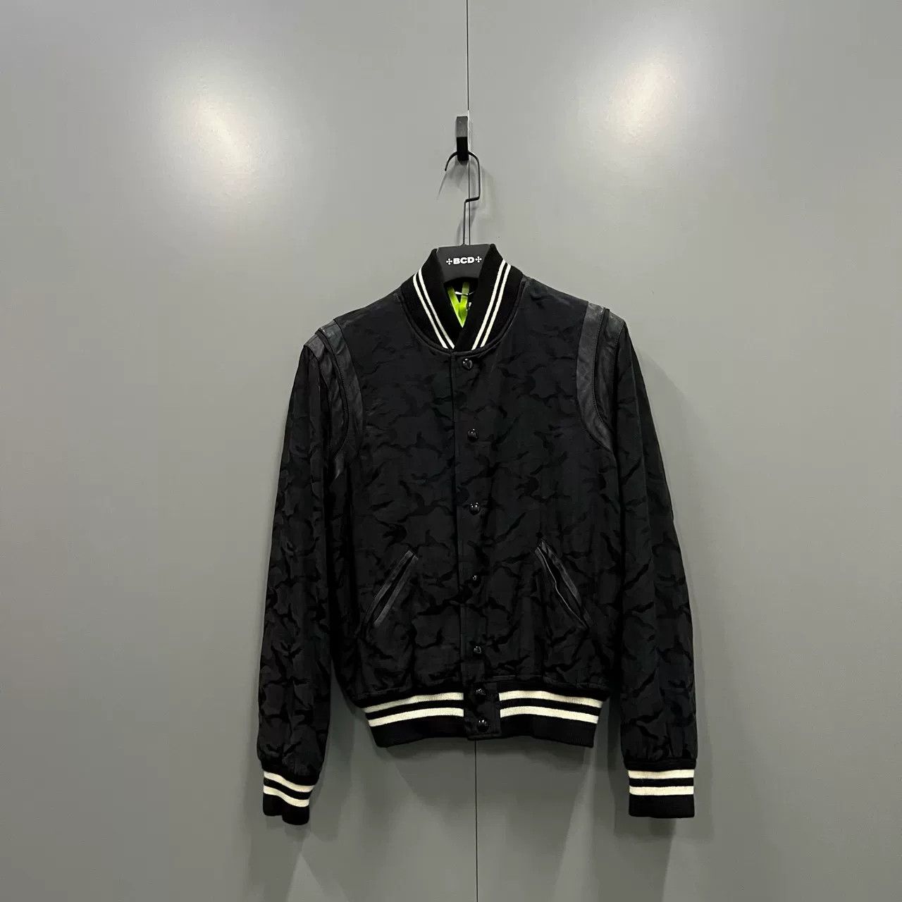 Saint Laurent Paris Saint Laurent Black Camouflage Baseball Jacket Size US M / EU 48-50 / 2 - 1 Thumbnail
