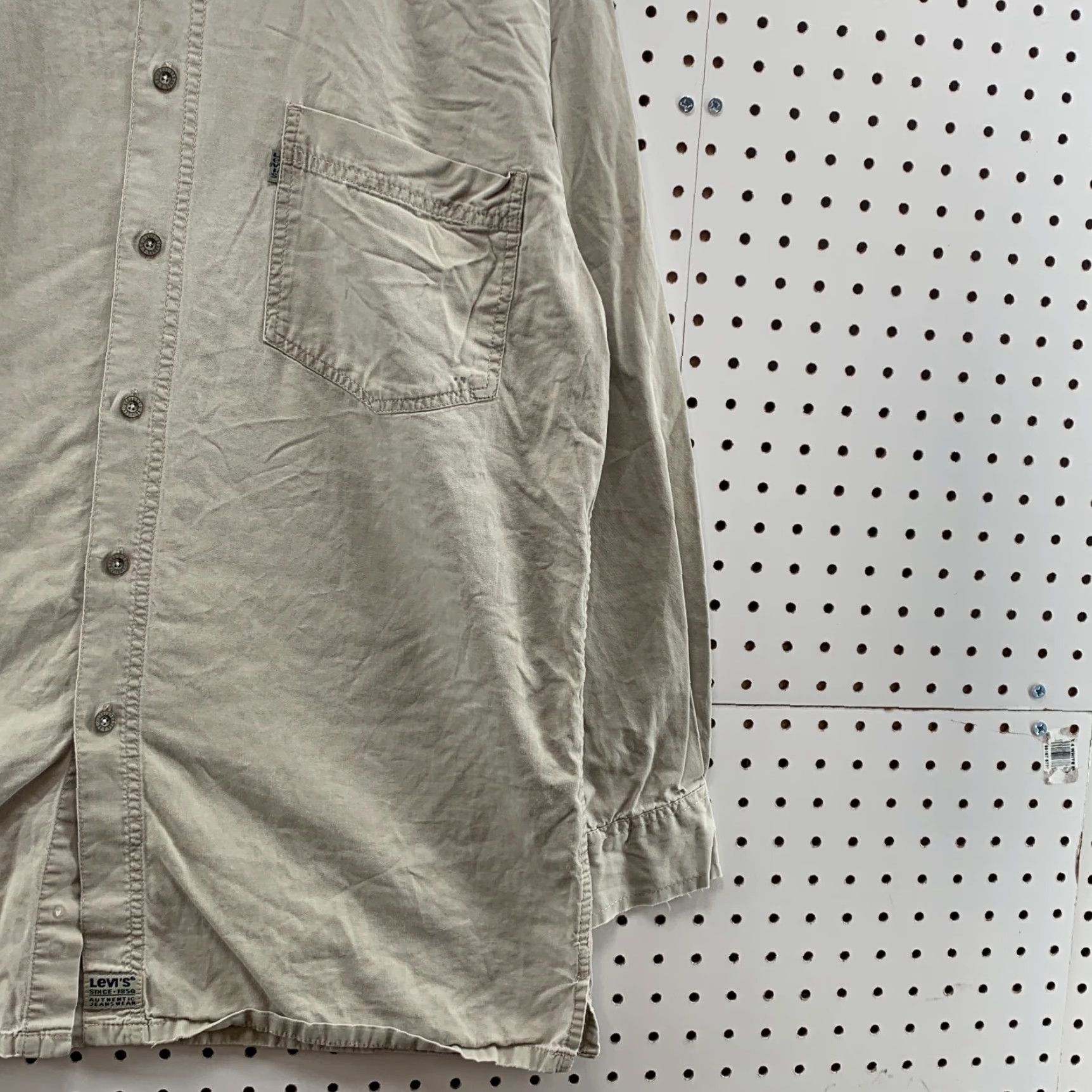 Levi's Levi's Shirt Adult Medium Brown Button-Down Long Sleeve Mens Size US M / EU 48-50 / 2 - 4 Thumbnail