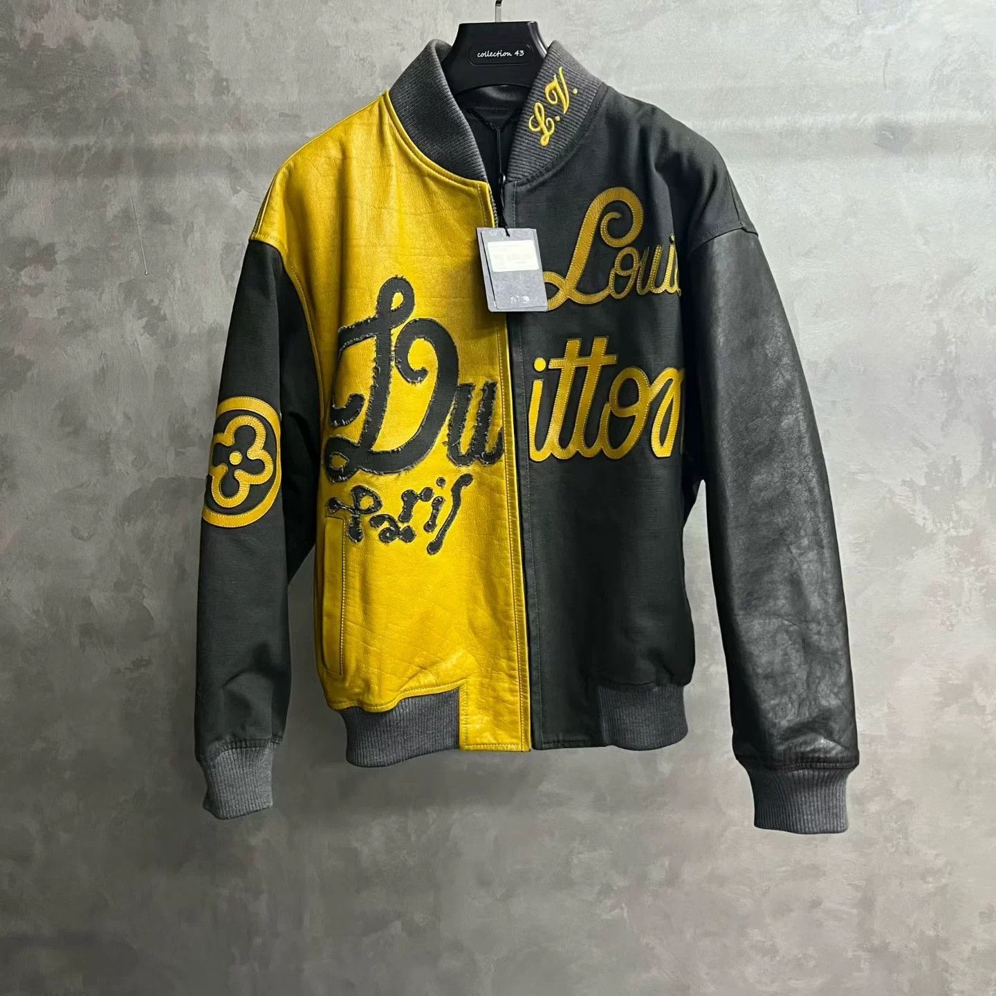 Louis Vuitton Louis Vuitton Black Contrast Letter Pilot Jacket Size US S / EU 44-46 / 1 - 1 Thumbnail