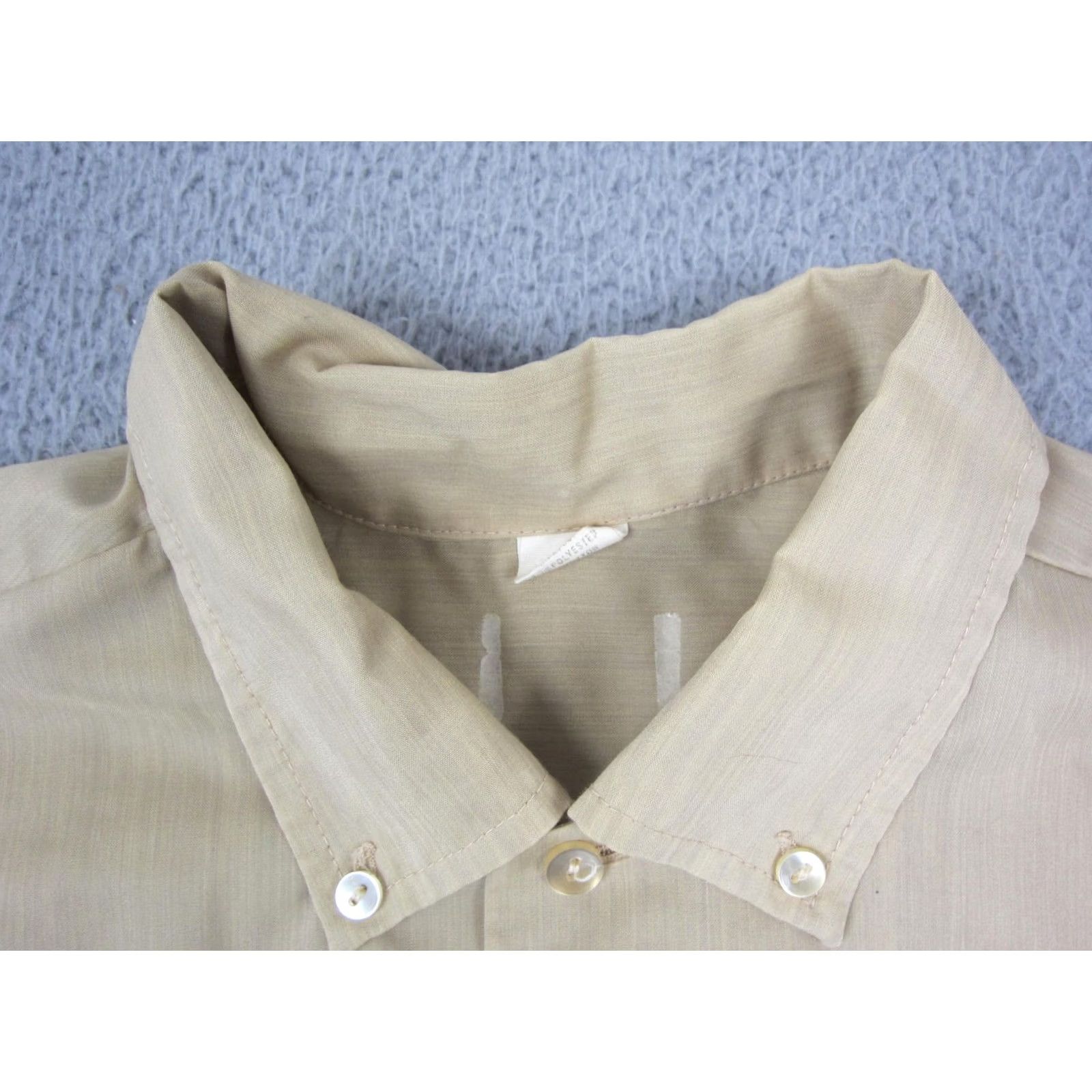 Atomic VINTAGE Shirt Adult Medium Yellow Disco Leisure Mens 50s 60s Atomic Size US M / EU 48-50 / 2 - 3 Thumbnail
