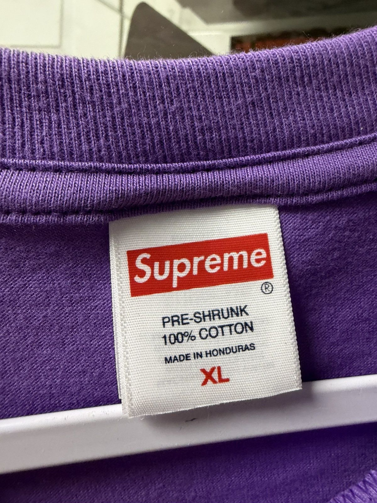 Supreme Supreme Girl Tee ‘Purple’ Size US XL / EU 56 / 4 - 3 Thumbnail