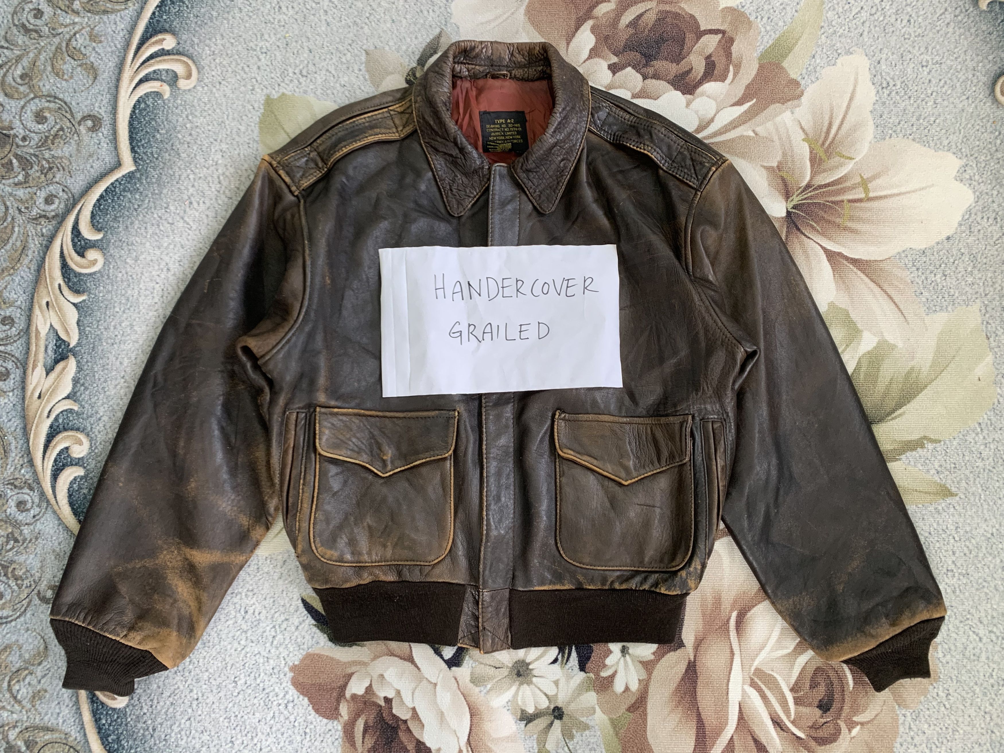 Genuine Leather Avirex Type A2 Genuine Leather Jacket 