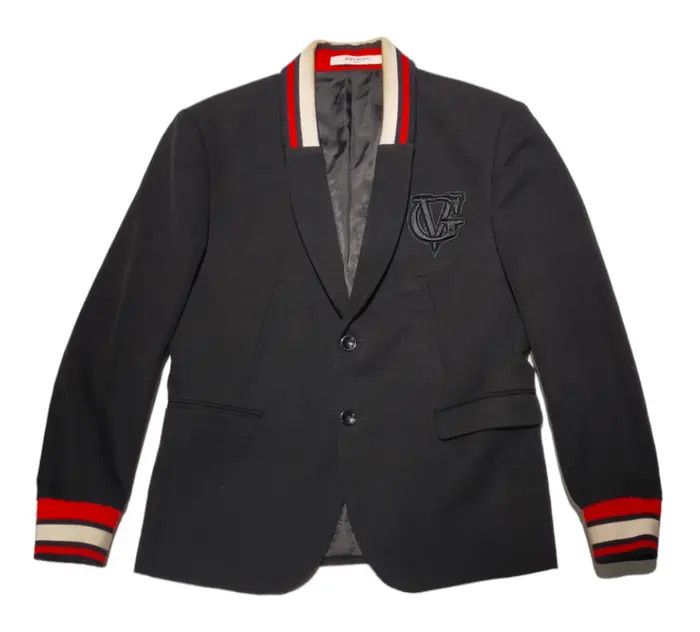 Givenchy GIVENCHY CONTRAST TRIM FELPA HYBRID JACKET Size 50L - 1 Thumbnail