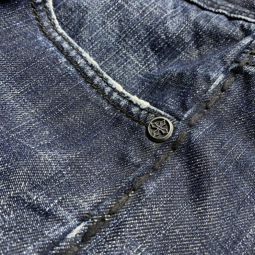 Japanese Brand 2000s Y2K AFFLICTION IFSIX LGB STYLE Size US 38 / EU 54 - 17 Thumbnail