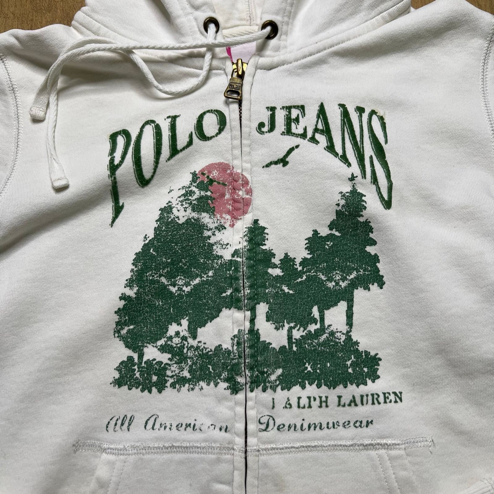 Polo Ralph Lauren Polo Jeans Co Ralph Lauren Full Zip Hoodie Women Medium Y2K Size M / US 6-8 / IT 42-44 - 3 Thumbnail