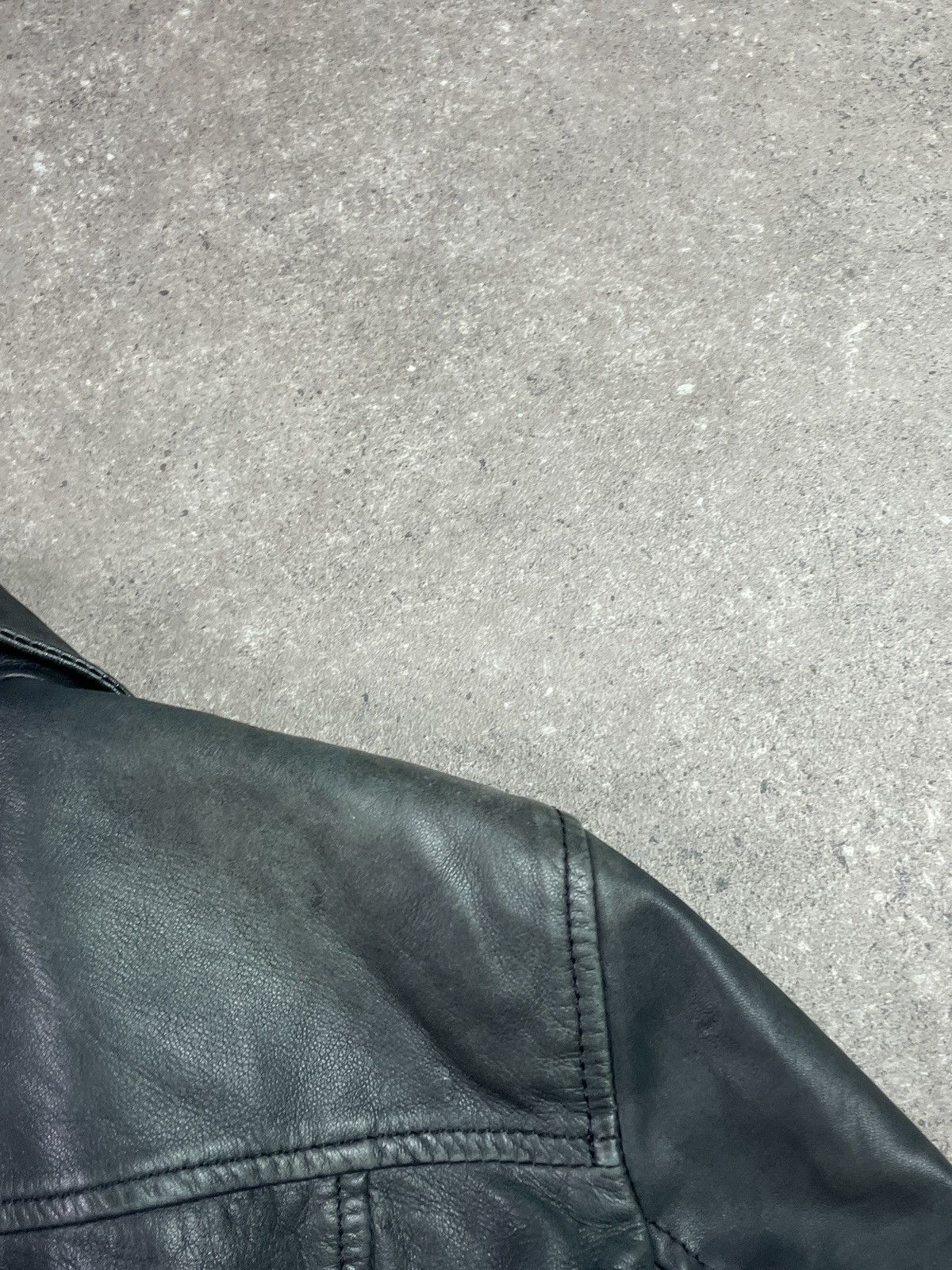 Genuine Leather Vintage Ramones Genuine Leather Jacket Biker Rock Punk Rare Size S / US 4 / IT 40 - 10 Thumbnail
