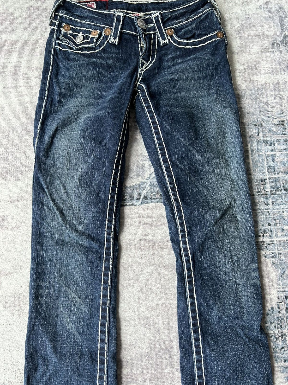True Religion True Religion Thick Thread Jeans Size 26" / US 2 / IT 38 - 7 Thumbnail