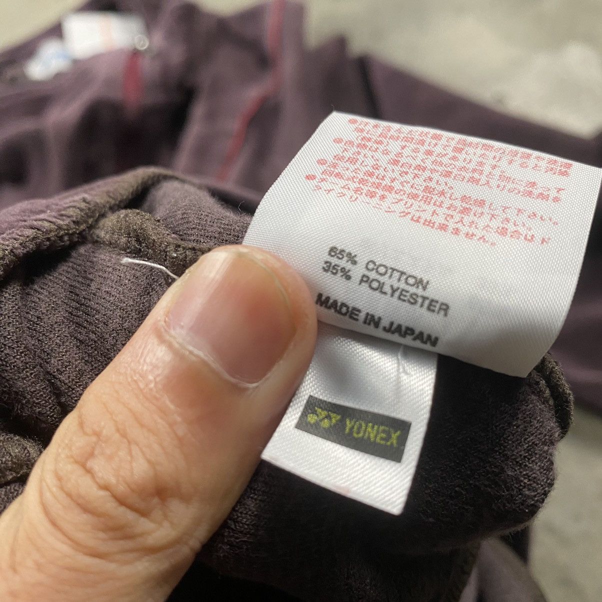 Japanese Brand × Vintage y2k Yonex Japan Velvet Zip Up Sweater Jacket Size S / US 4 / IT 40 - 8 Thumbnail
