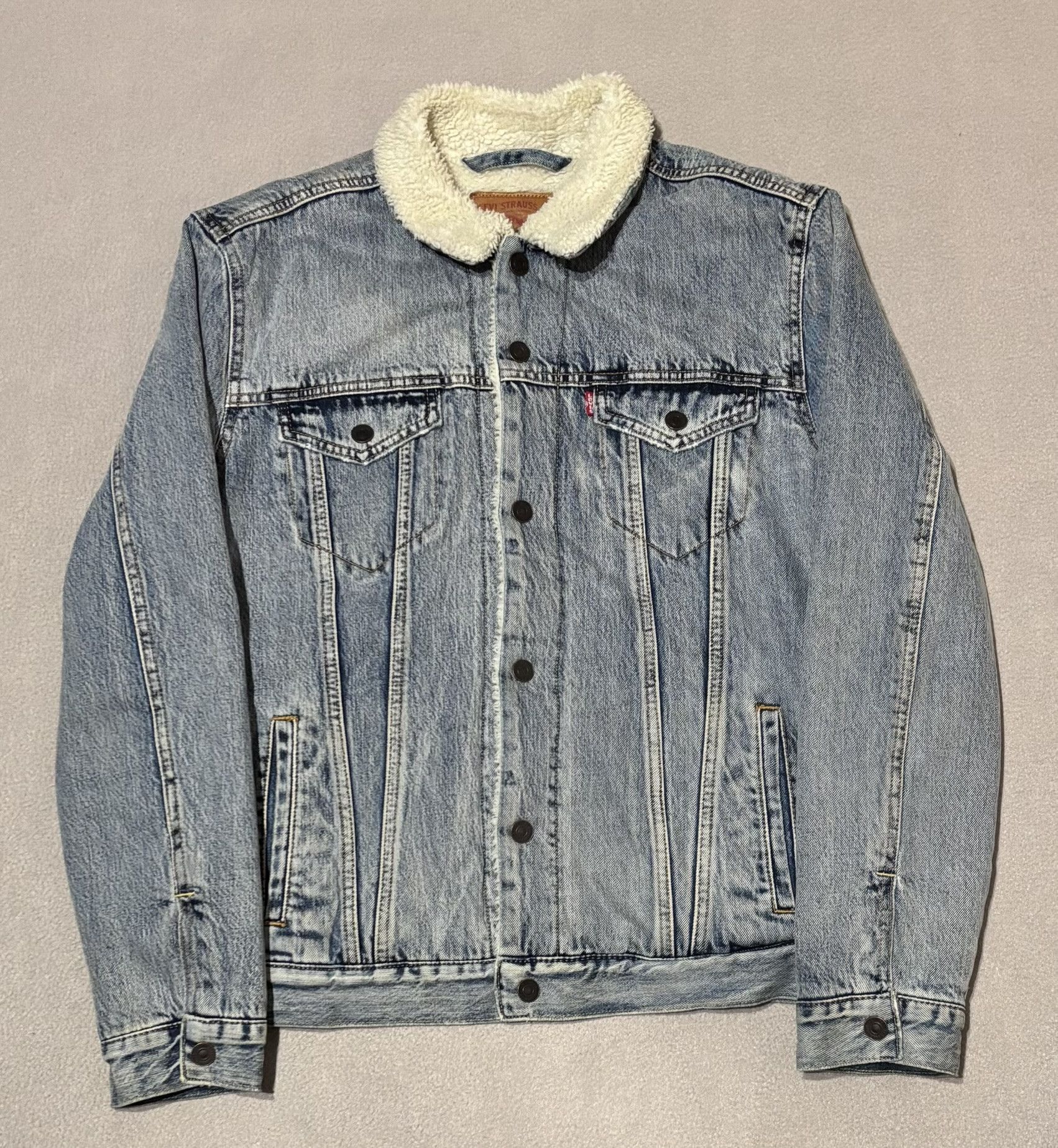 Levi's Levi's Sherpa Trucker Jacket Large Size US L / EU 52-54 / 3 - 6 Thumbnail