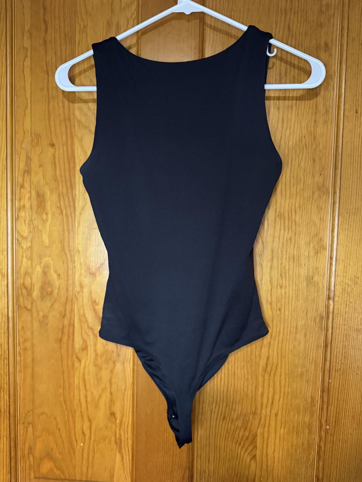 Elie Tahari Tahari Modern Essentials Black Sleeveless Bodysuit XS Size ONE SIZE - 2 Thumbnail