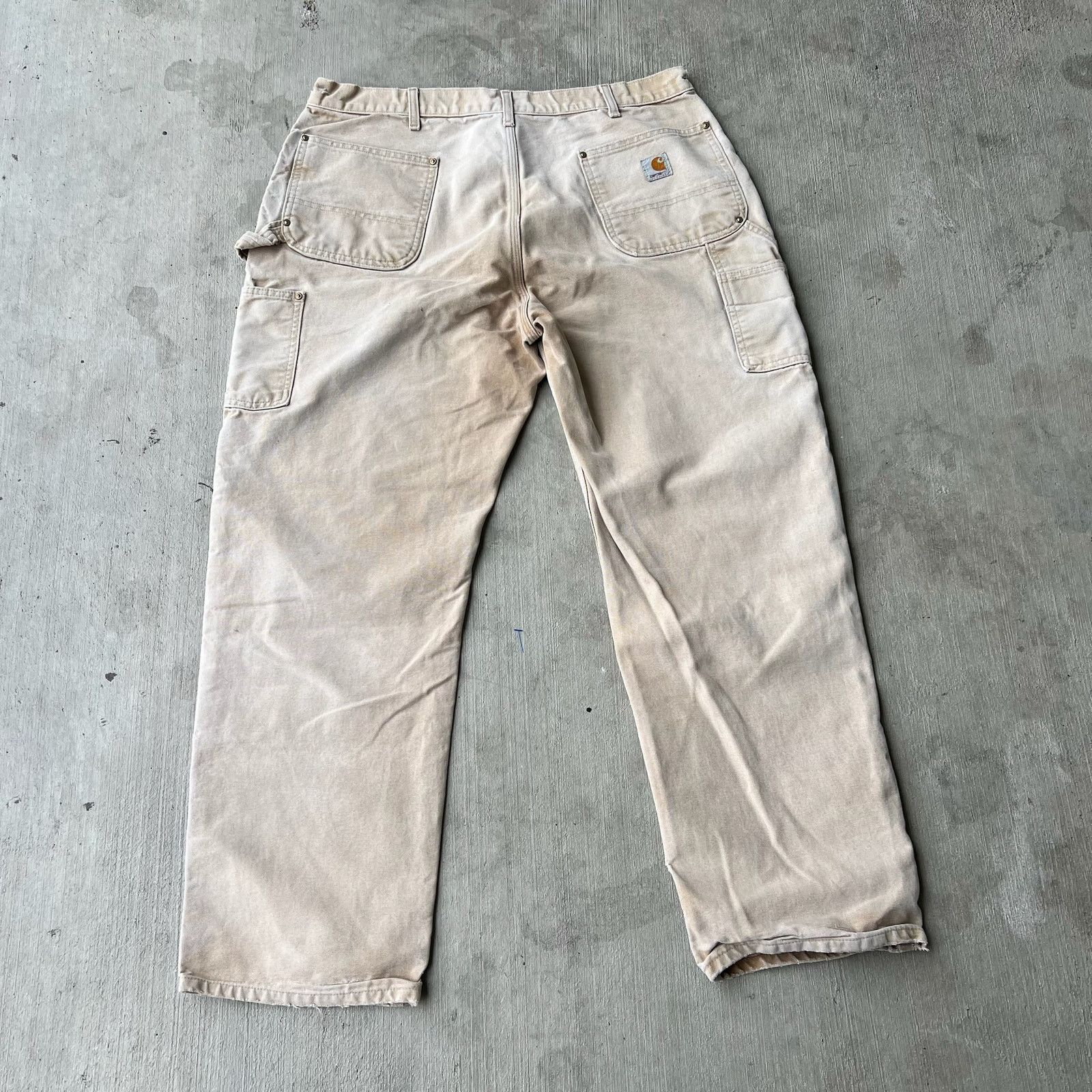 Carhartt × Vintage Carhartt faded brown double knee work wear carpenter pants Size US 36 / EU 52 - 5 Thumbnail