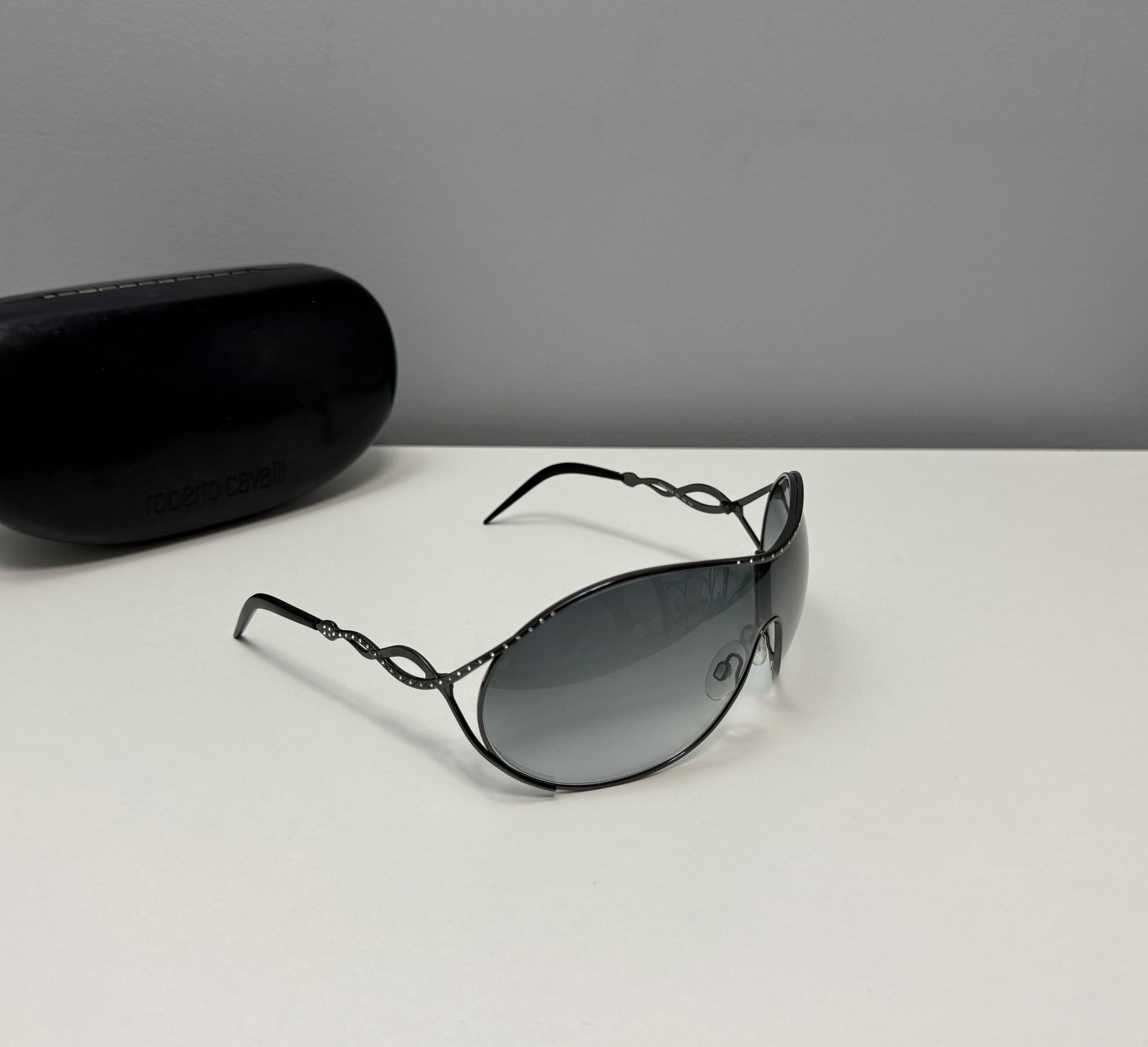Roberto Cavalli Roberto Cavalli Achille 215S Shield Sunglasses Gradient Size ONE SIZE - 1 Thumbnail