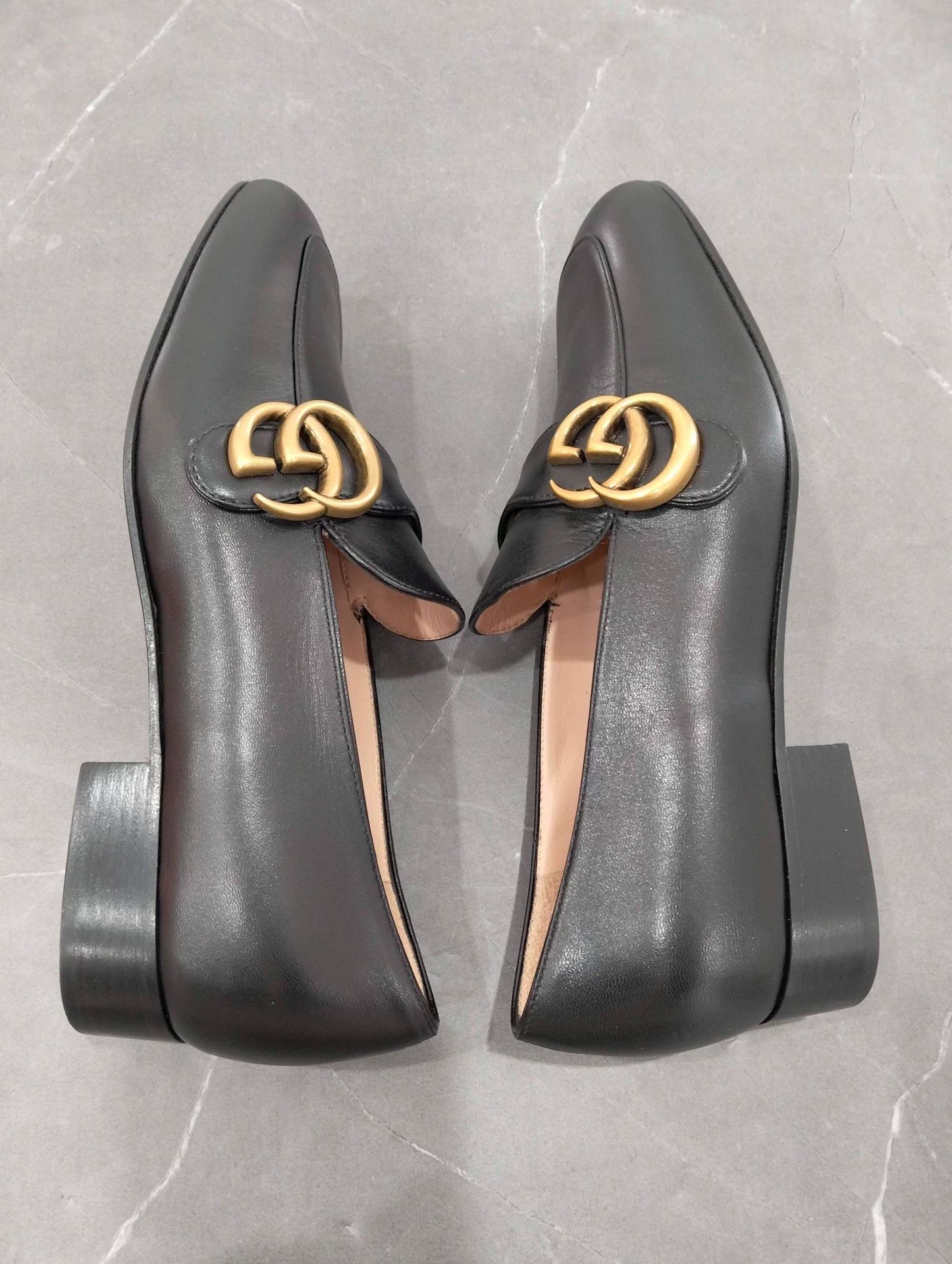 Gucci GUCCI Horsebit Square-toe Women's Casual Loafers 35.5 Size US 5 / IT 35 - 3 Thumbnail