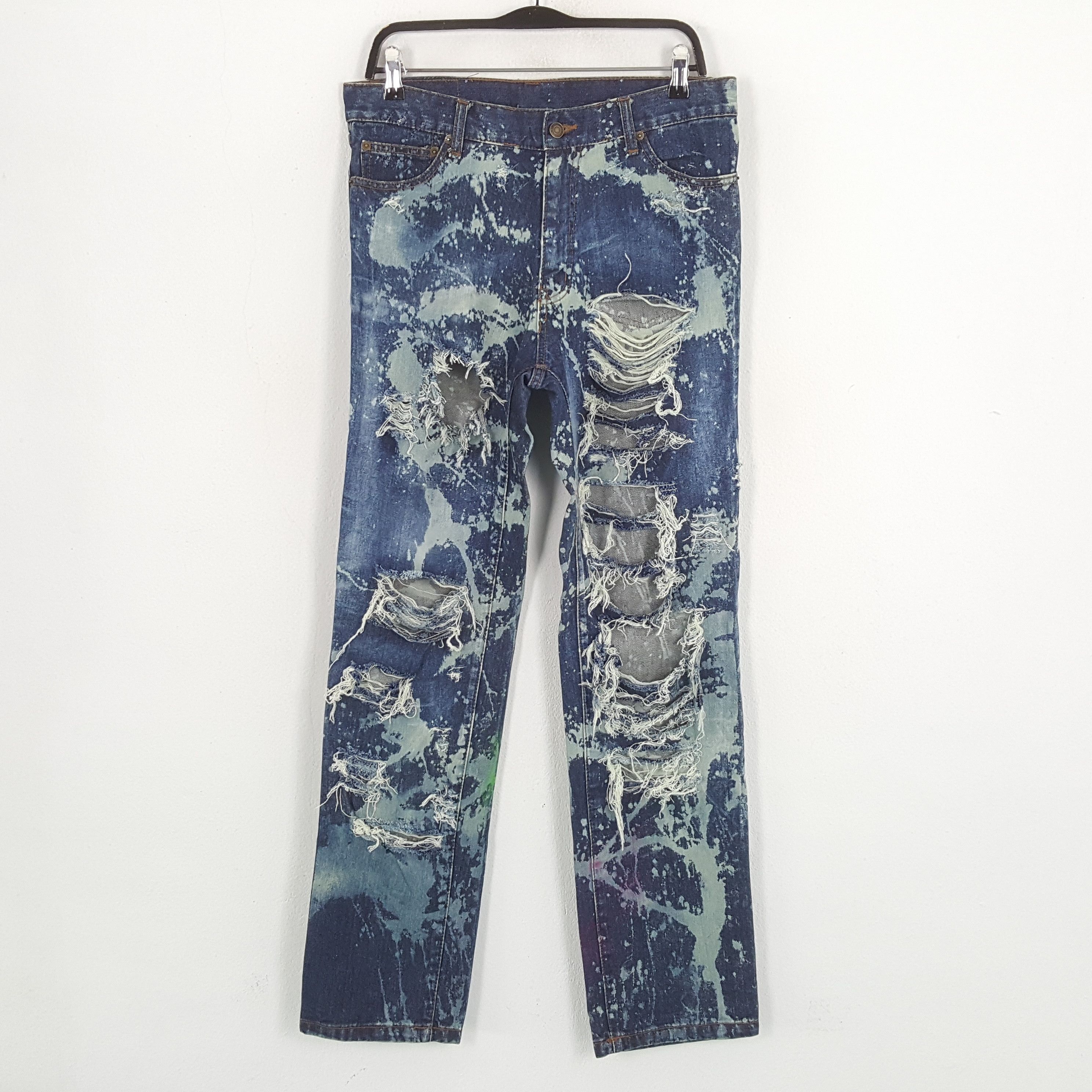 Vintage DENIM EXCHANGE Rare Fashion Style Distressed Jeans Size US 32 / EU 48 - 1 Thumbnail