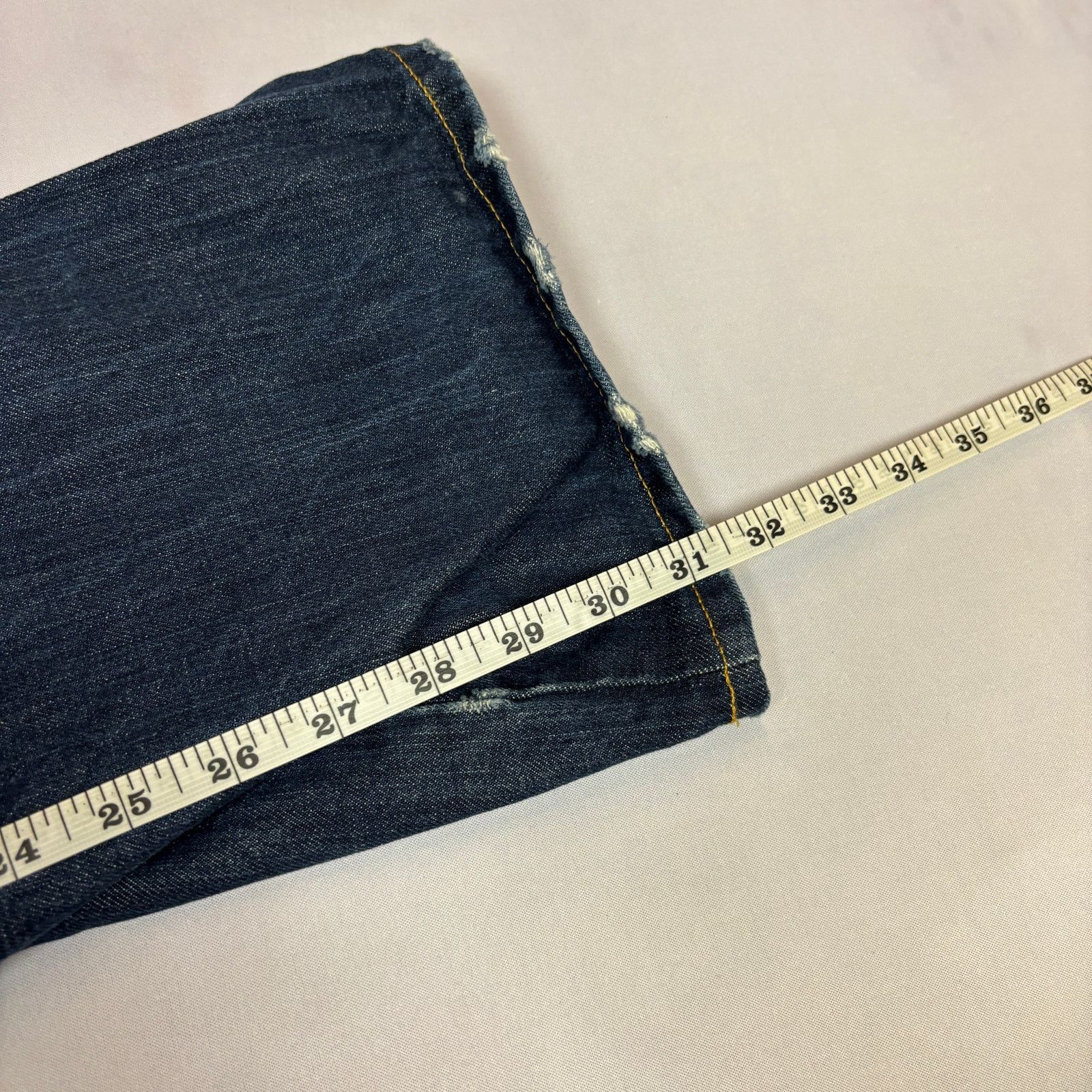 G-Star G Star Raw S.C. A Crotch Mix Patch Straight Jeans 33x31.5 Size US 33 - 7 Thumbnail