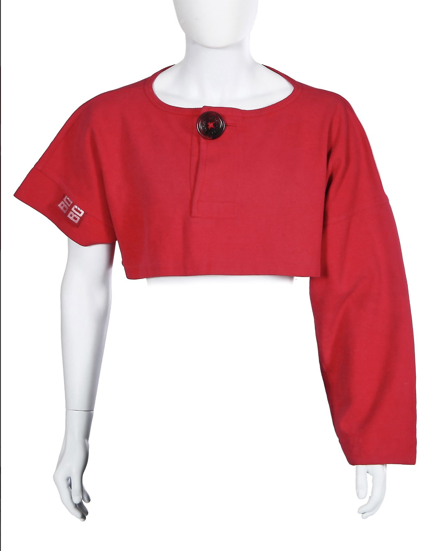 Other Extremely rare Bo-Bo Kaminsky crop top c.1983 Size L / US 10 / IT 46 - 1 Thumbnail