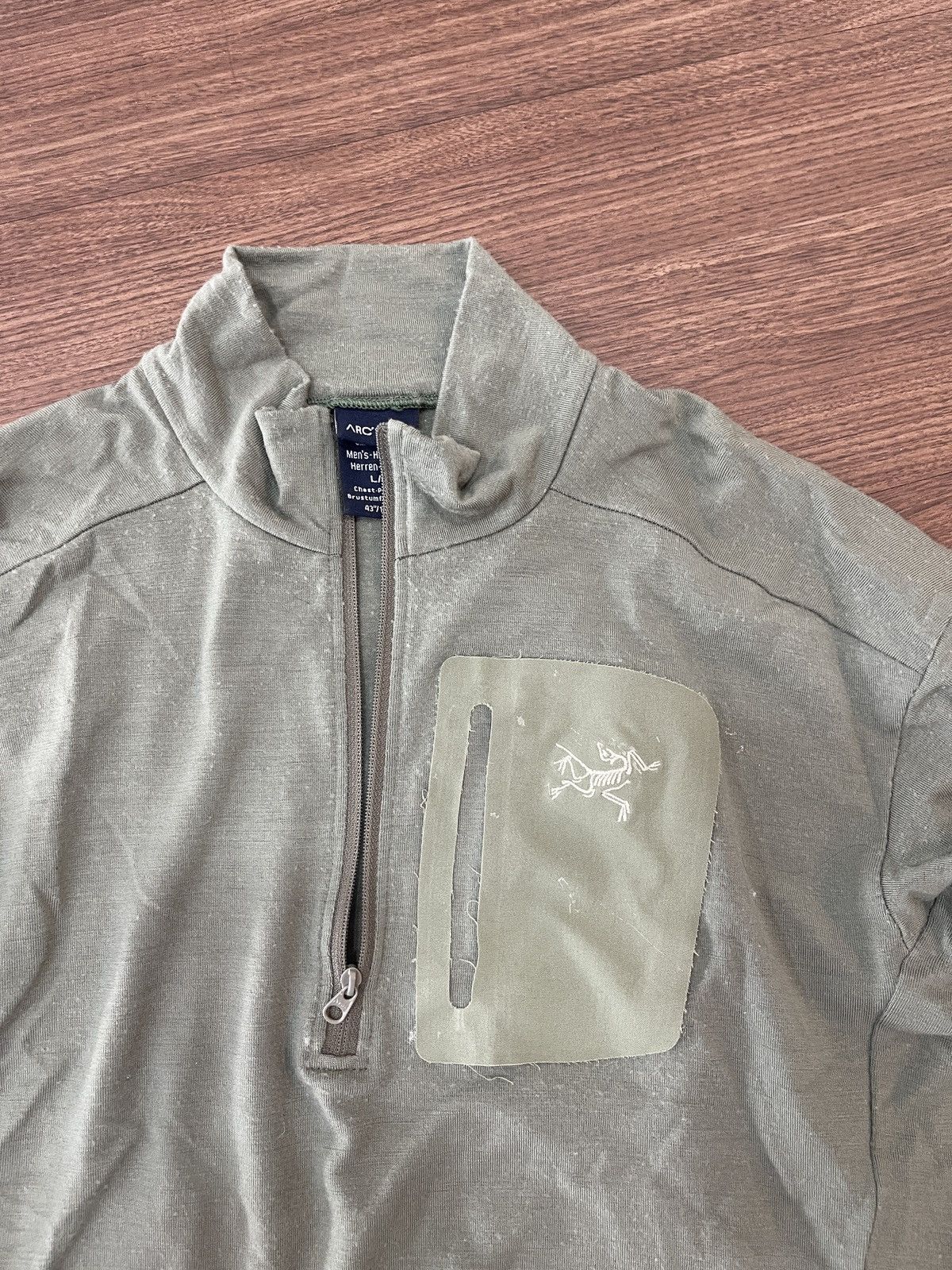 Arc'teryx ARC’TERYX Leaf Men’s Cold WX Zip Neck AR Wool Shirt Size US L / EU 52-54 / 3 - 2 Thumbnail