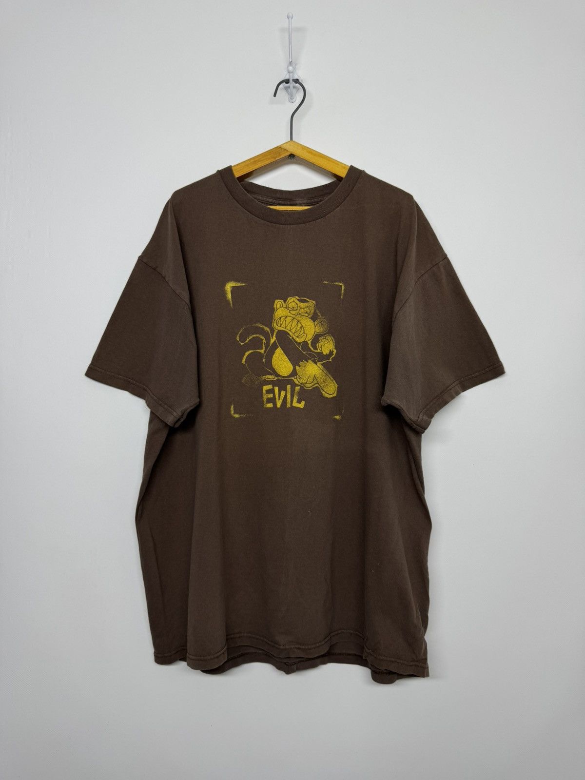 Fruit Of The Loom VINTAGE Y2k Family Guy Cartoon Evil Monkey T-Shirt 90s Size US XL / EU 56 / 4 - 3 Thumbnail