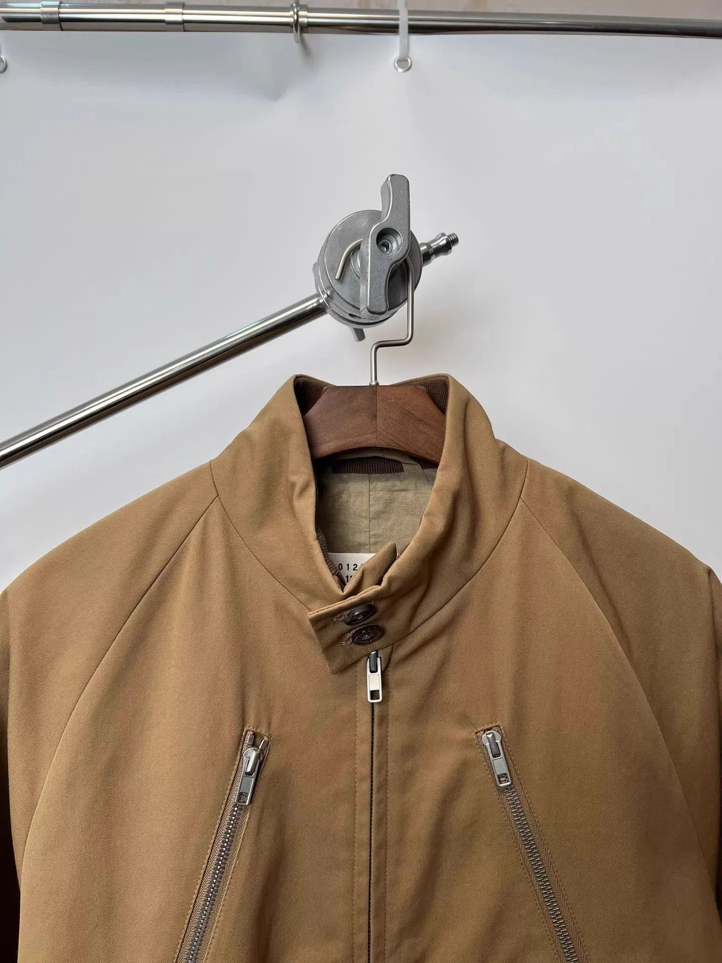 Other Beige Bomber Jacket with Zip Pockets Size S. Size US S / EU 44-46 / 1 - 3 Thumbnail