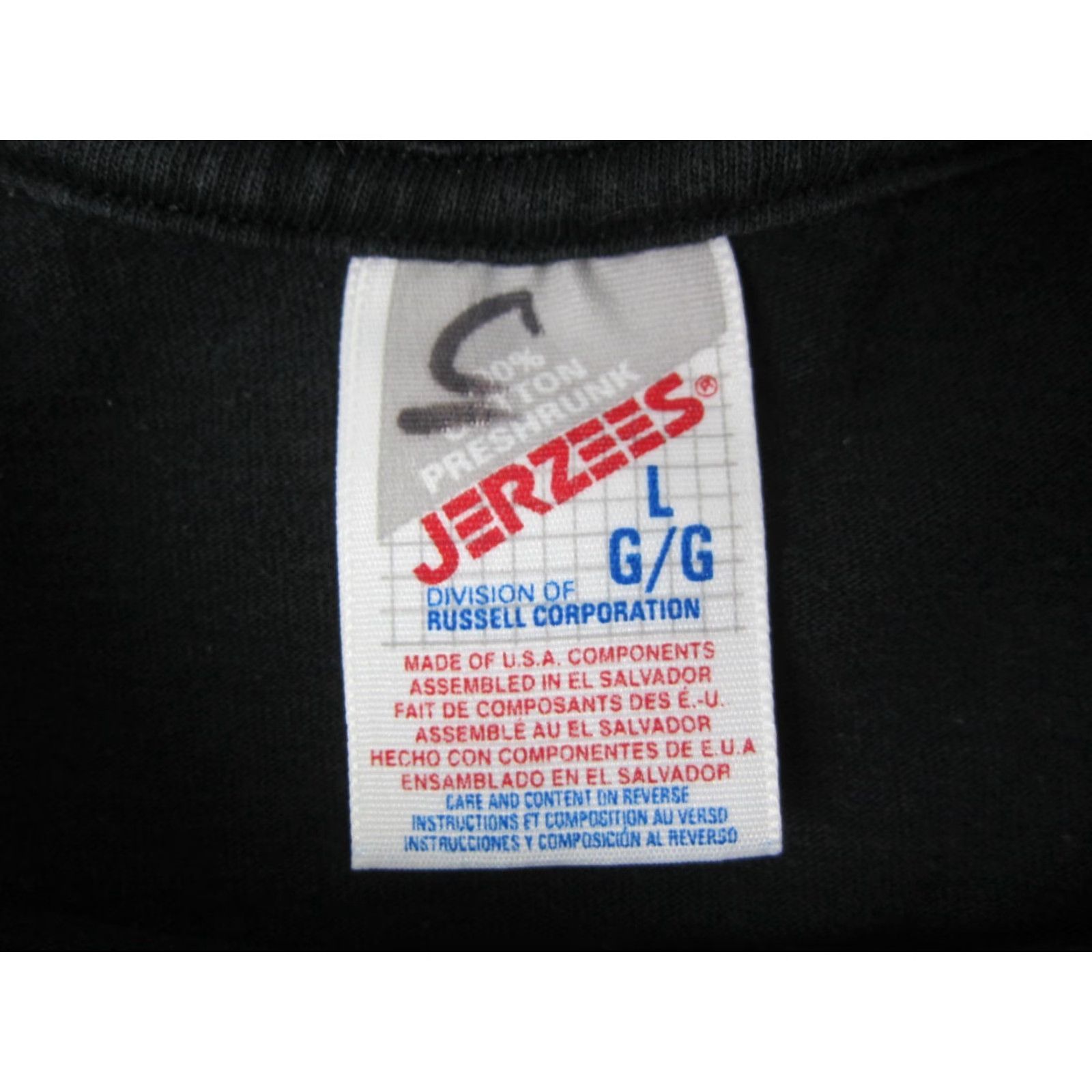Jerzees VINTAGE Jerzees Funny Shirt Mens L Black Attitude Quote Quit Talking USA 90s Shirt Mens L Black Jerzees 80s 90s Classic Funny School Vintage Shirt Size US L / EU 52-54 / 3 - 3 Thumbnail