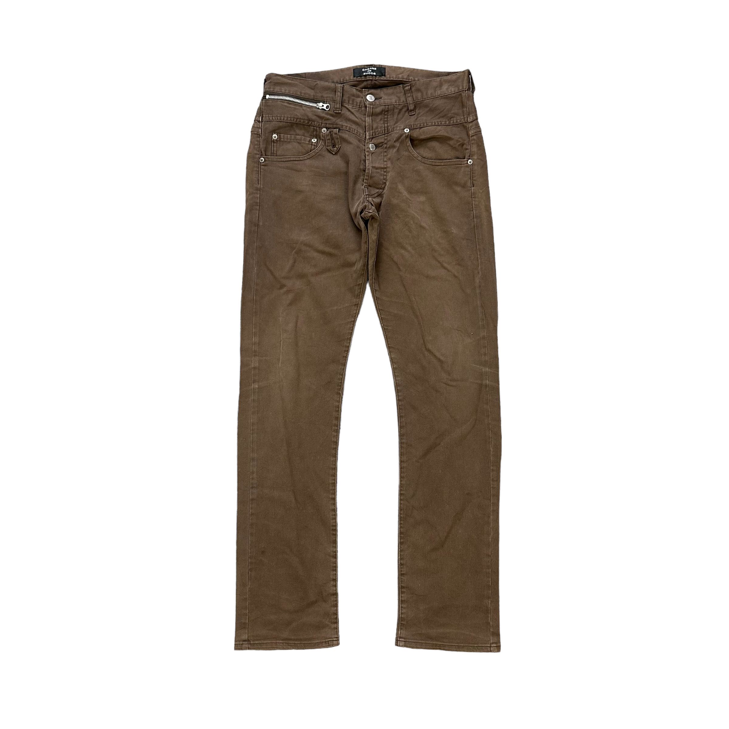 CABANE de ZUCCa CABANE DE ZUCCA RARE DESIGN CASUAL PANTS #7796-176 Size US 32 / EU 48 - 1 Thumbnail
