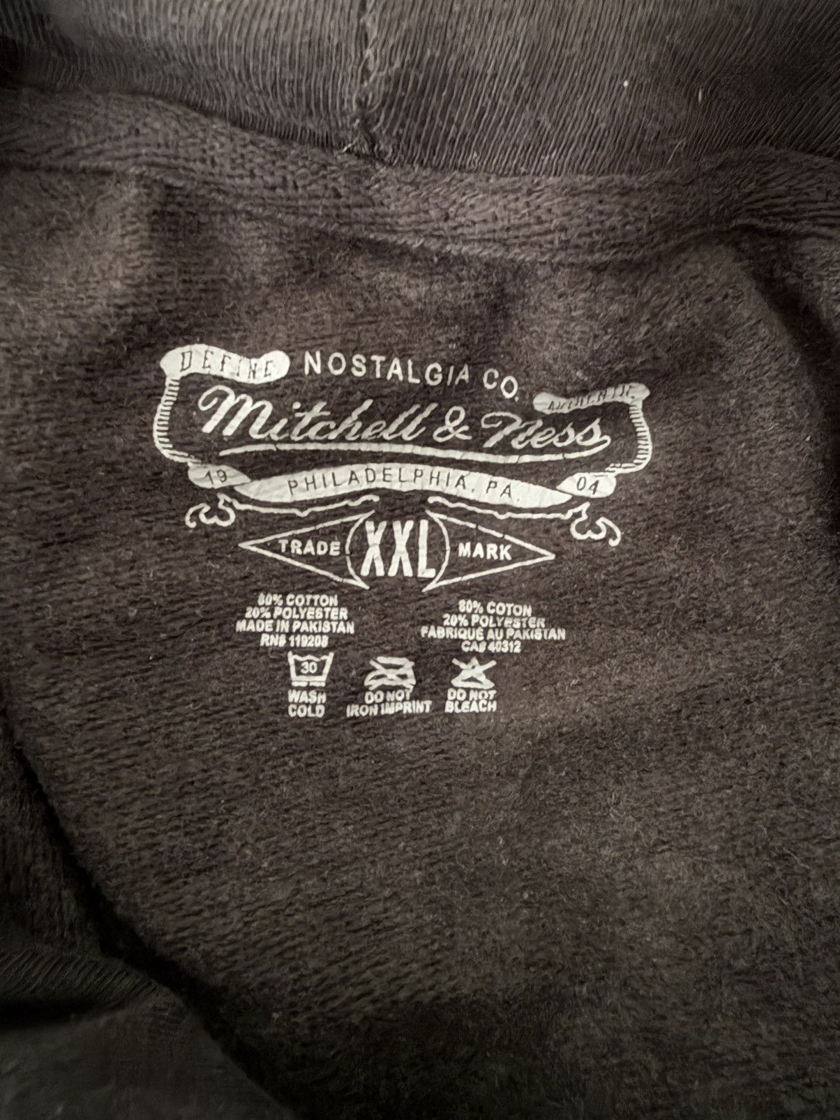 Mitchell & Ness Golden State Warriors Mitchell & Ness Black Pullover Hoodie Size US XXL / EU 58 / 5 - 8 Thumbnail