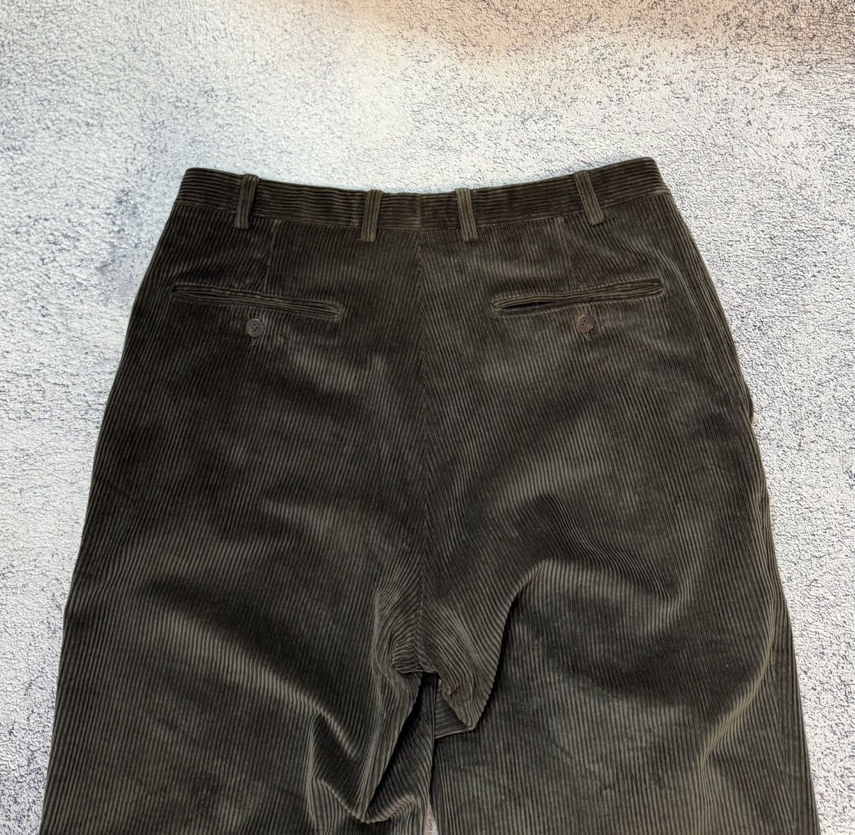 Canali Canali Men Corduroy Chino Pants Made In Italy Size 50 Luxury Size US 34 / EU 50 - 7 Thumbnail