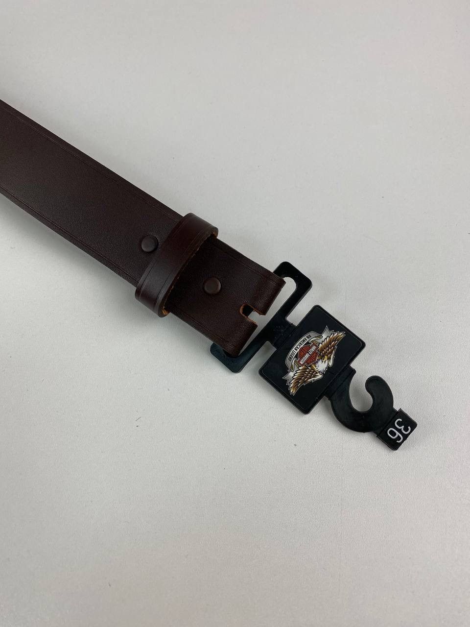 Harley Davidson × Vintage Harley Davidson leather belt Size ONE SIZE - 7 Thumbnail