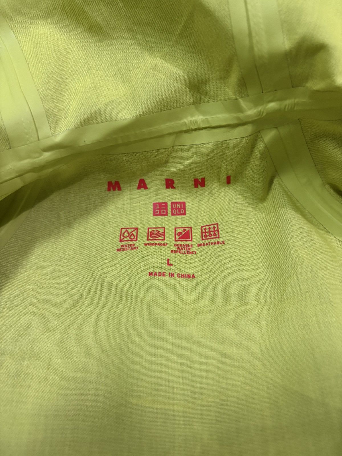 Marni Marni X Uniqlo Rain Coat Jacket Size US L / EU 52-54 / 3 - 12 Thumbnail
