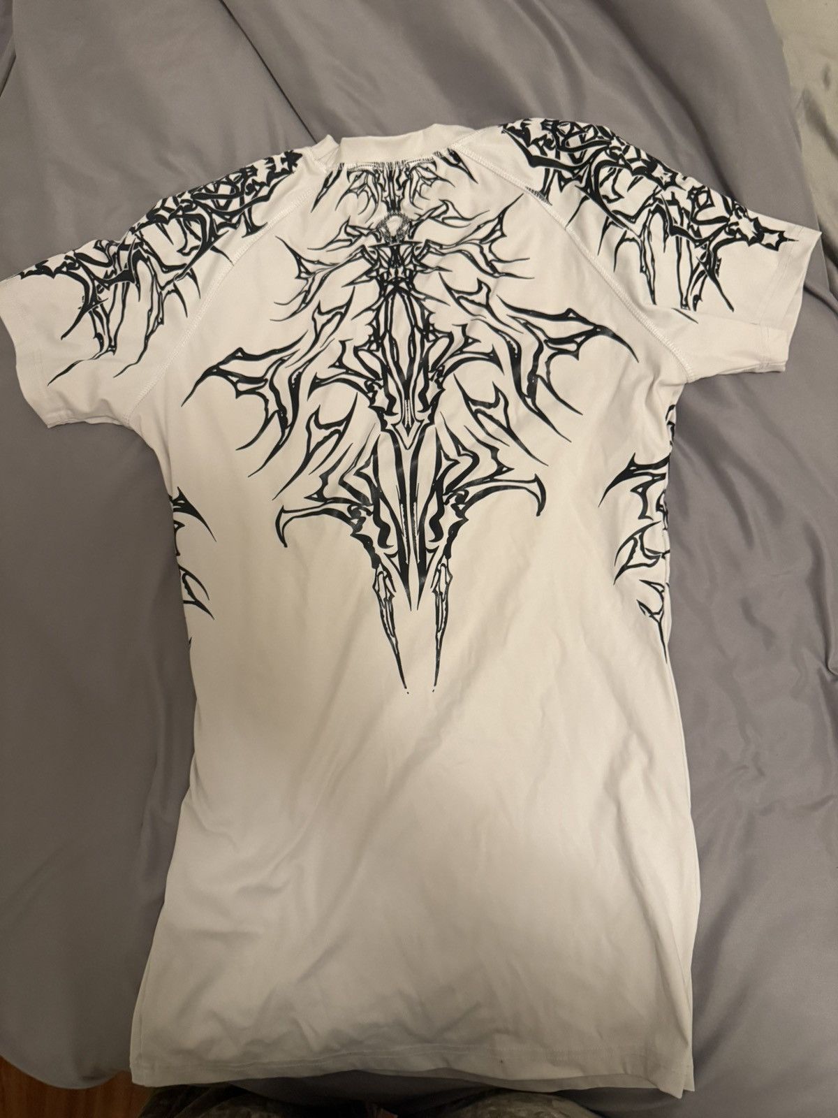 Other Breathedivinity White Exo Skeleton Shirt Size XL Size US XL / EU 56 / 4 - 3 Thumbnail