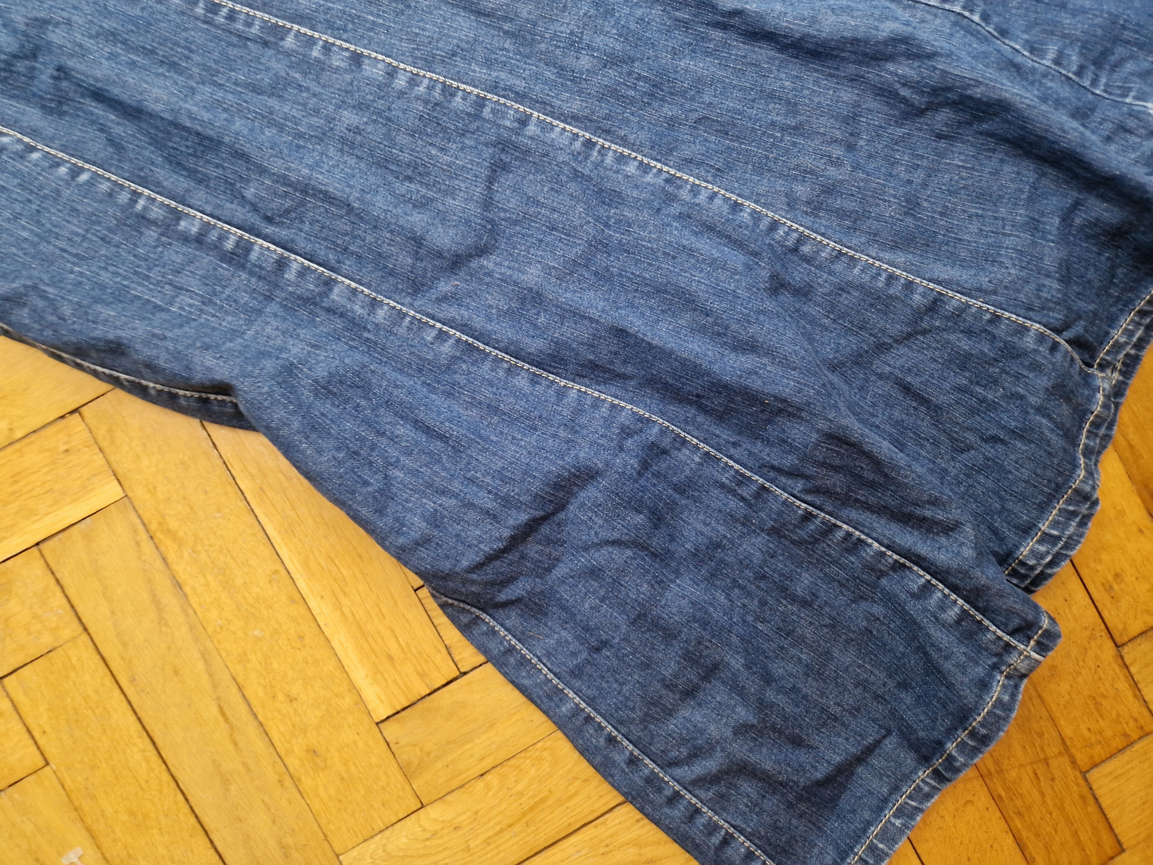 Vintage vintage denim midi / maxi skirt Size 38" / US 16 / IT 52 - 4 Thumbnail
