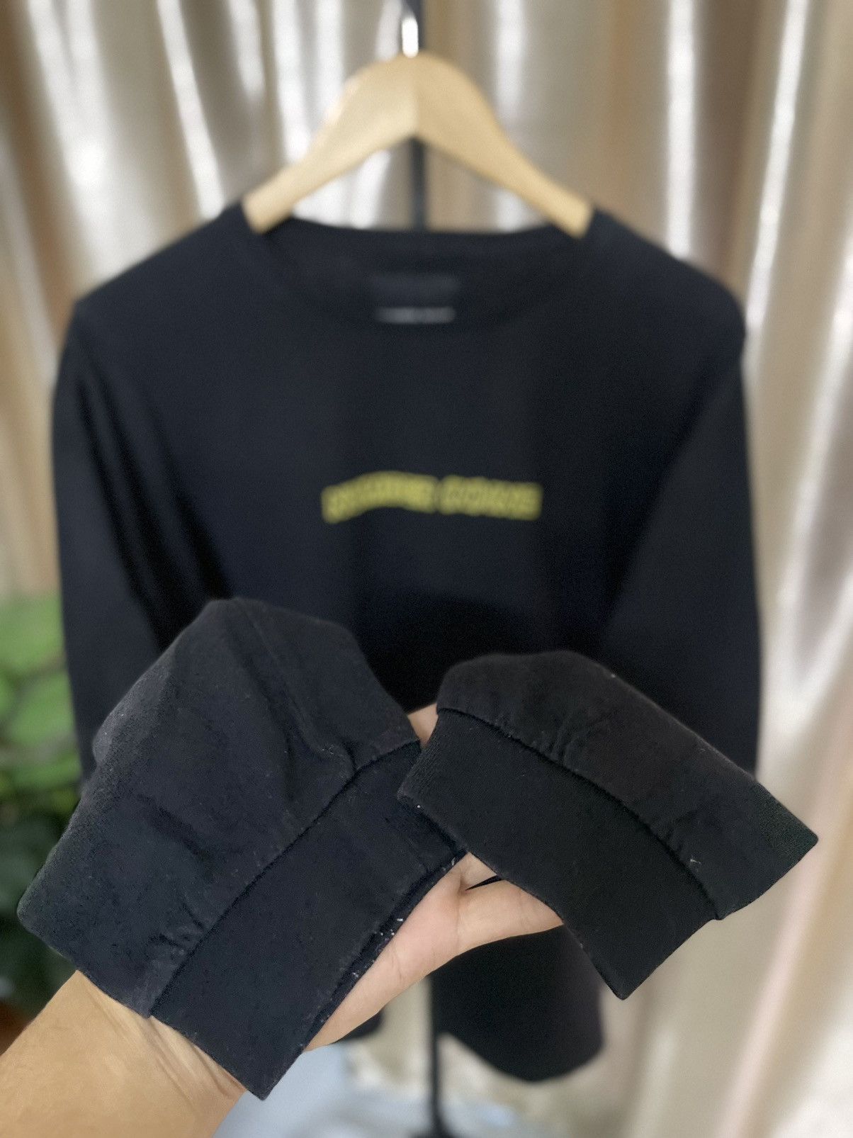 Japanese Brand × Number (N)ine NUMBER(N)INE CENTER LOGO LONG SLEEVE TEE Size US L / EU 52-54 / 3 - 4 Thumbnail