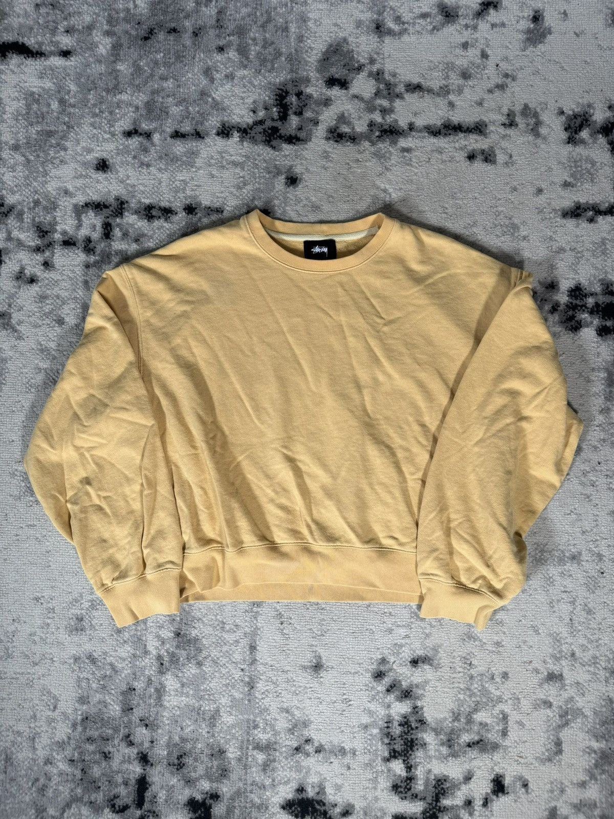 Stussy Stussy Ezra Cropped Baggy Sweatshirt Size L / US 10 / IT 46 - 3 Thumbnail