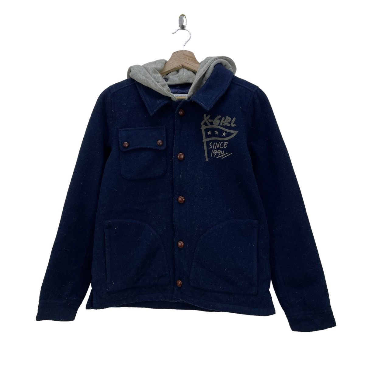 Japanese Brand 🔥Japanese Brand X Girl Removable Hooded Jacket Size S / US 4 / IT 40 - 2 Thumbnail