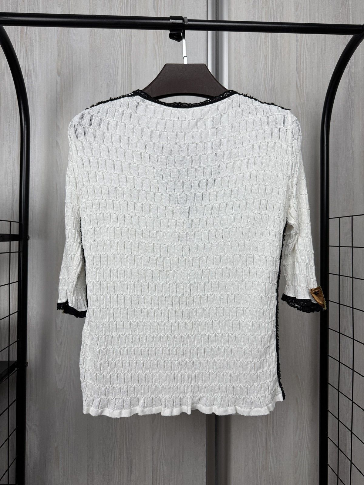 If Six Was Nine Tricot Chic avant garde y2k button down cardigan top blouse Size XL / US 12-14 / IT 48-50 - 7 Thumbnail