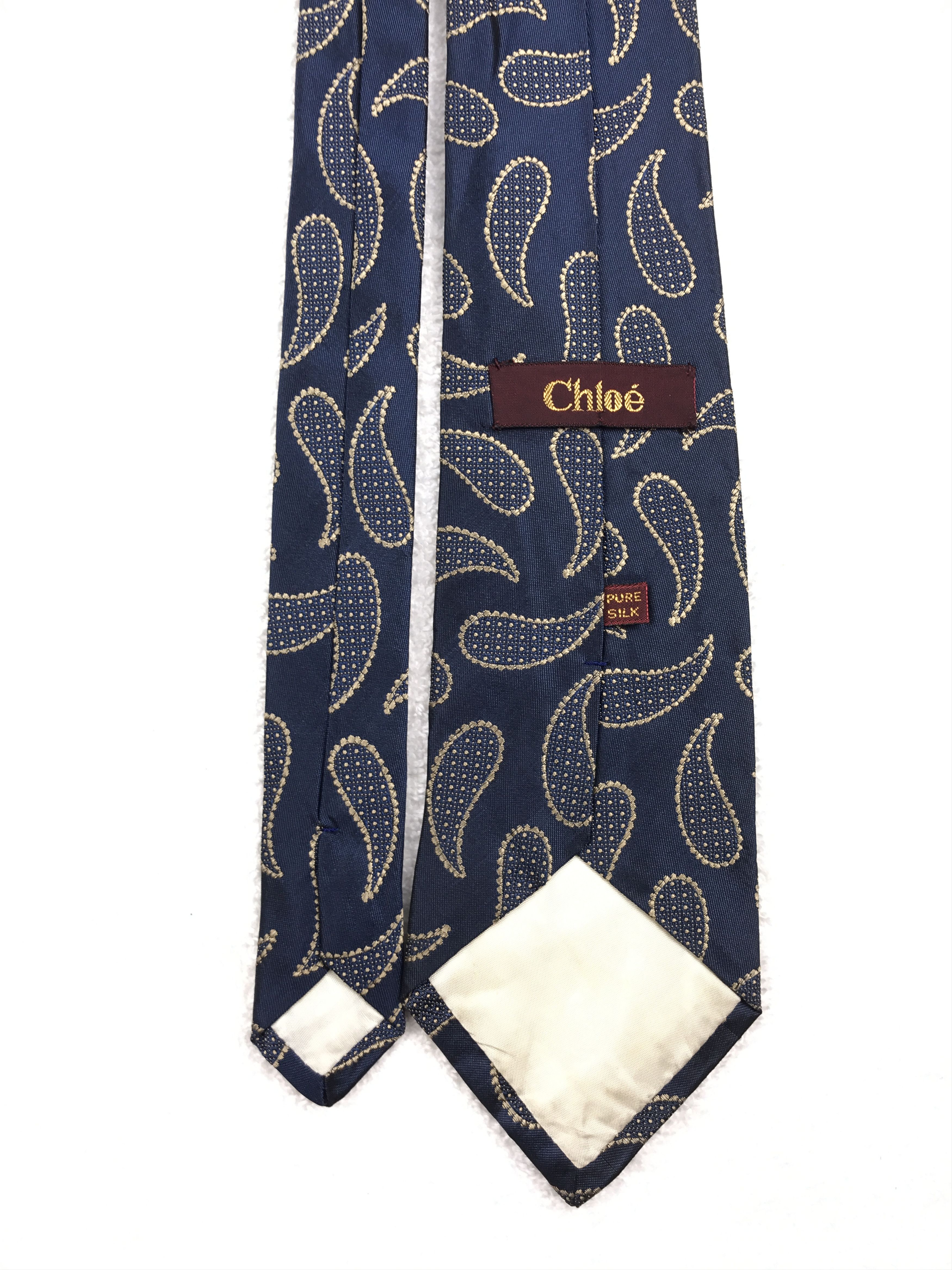 Designer × Vintage Vintage Chloe Silk Necktie Size ONE SIZE - 4 Thumbnail