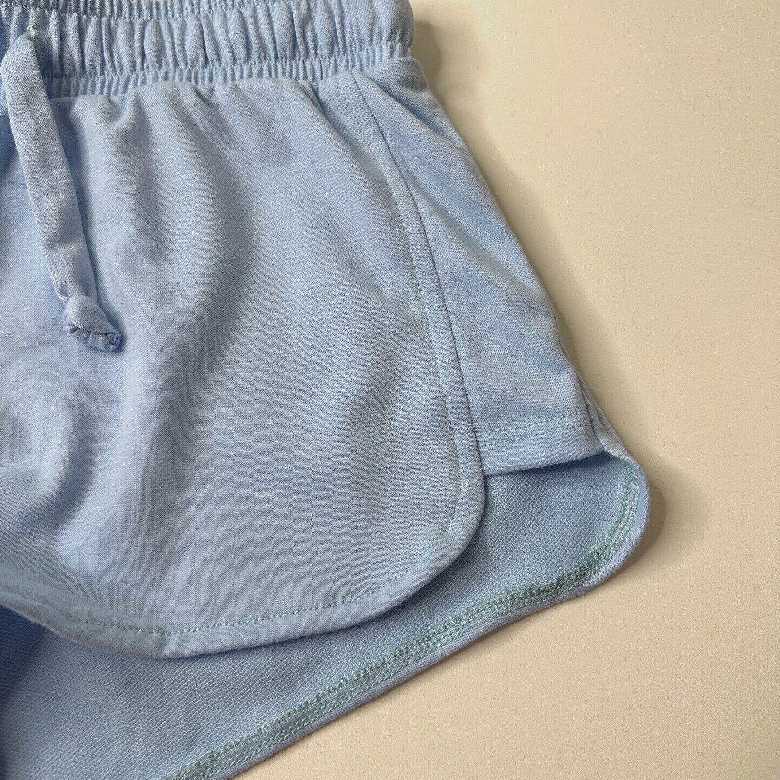 Other Onzie Baby Blue Divine Shorts Drawstring Waistband S / M Size 27" / US 4 / IT 40 - 3 Thumbnail