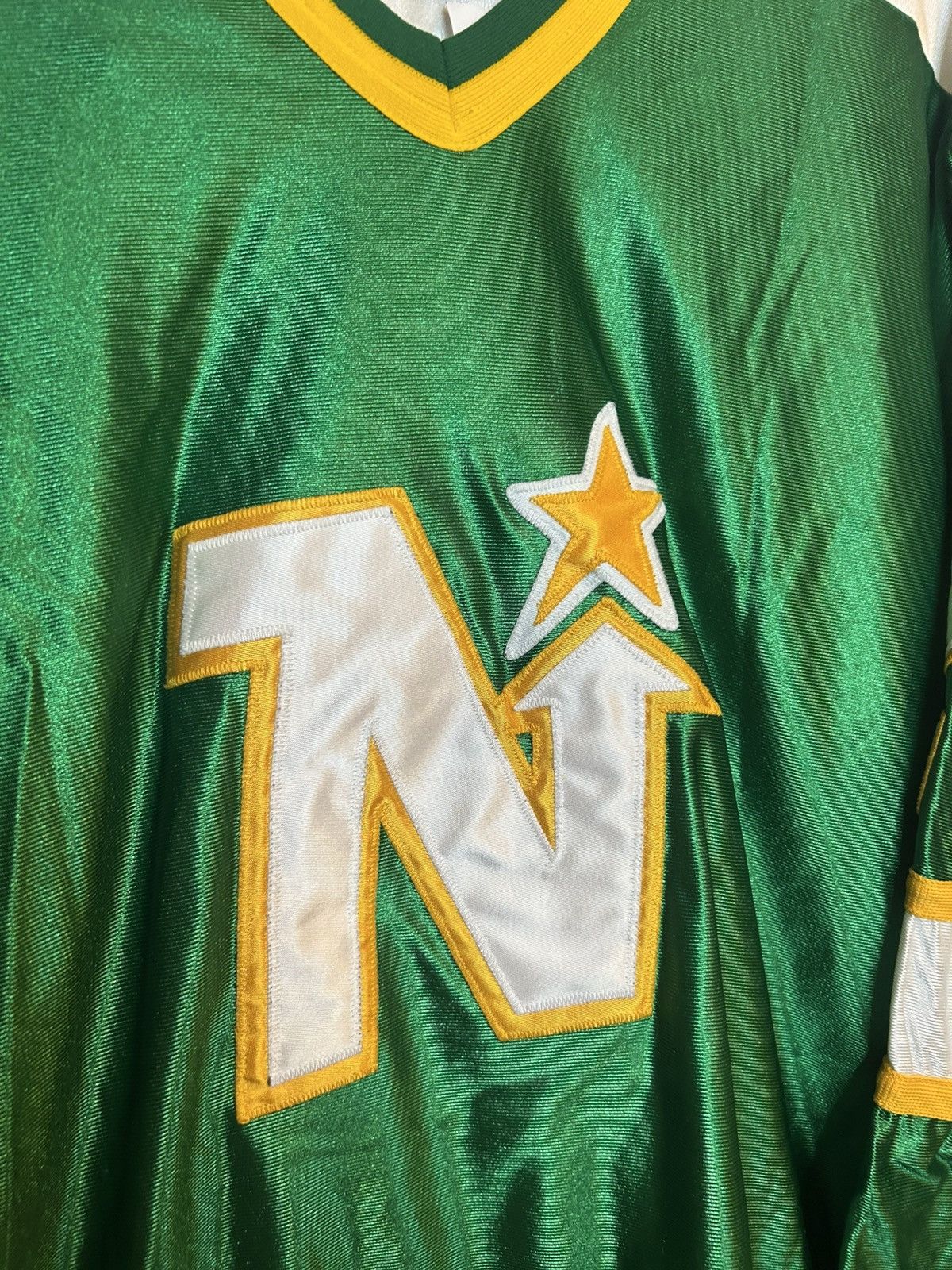 Ebbets Field Flannels VINTAGE 60s Minnesota North Stars Ebbets Field Hockey Jersey Size US XL / EU 56 / 4 - 6 Thumbnail