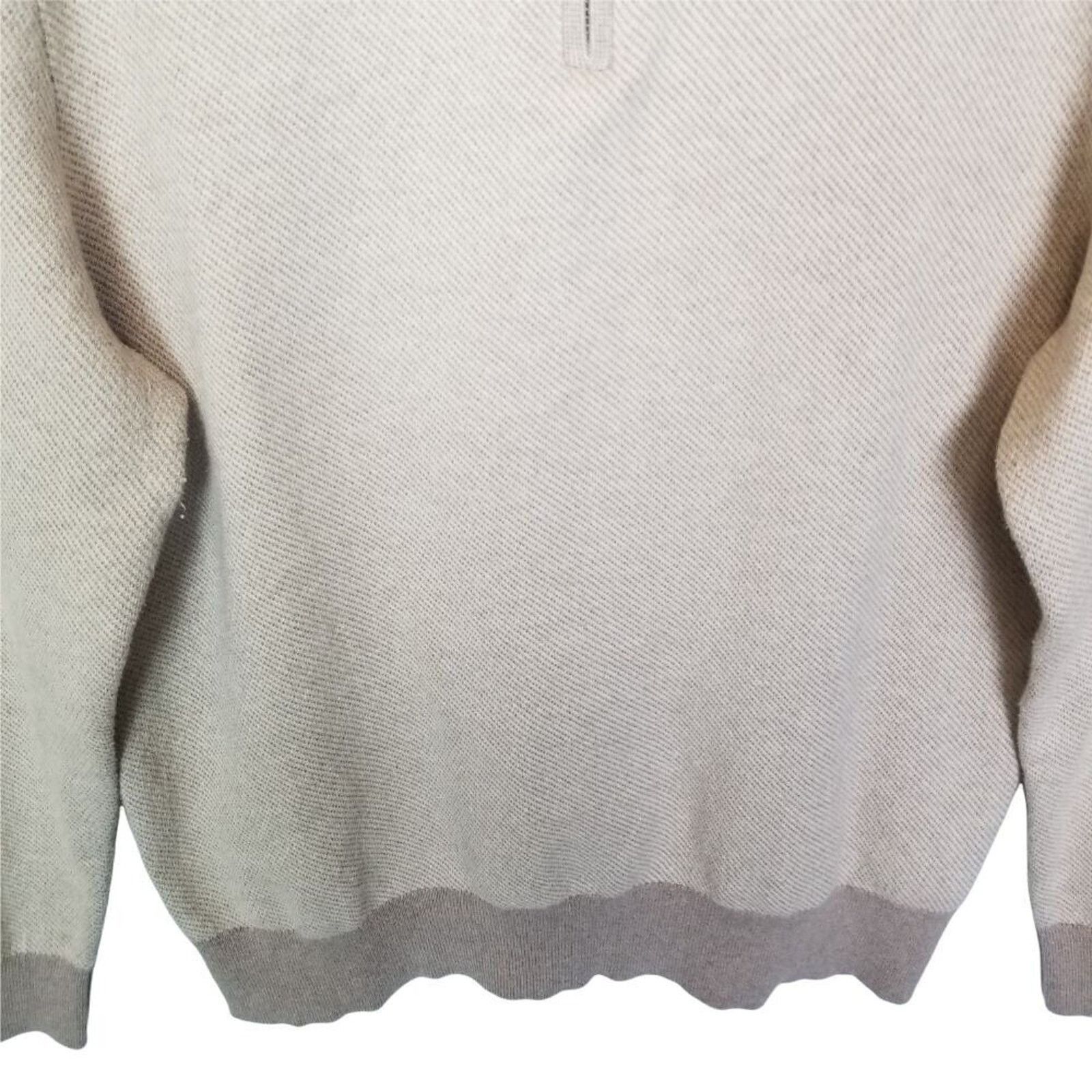 Bonobos Bonobos Mens Cotton Cashmere Sweater Neutral Minimalist Size US M / EU 48-50 / 2 - 3 Thumbnail