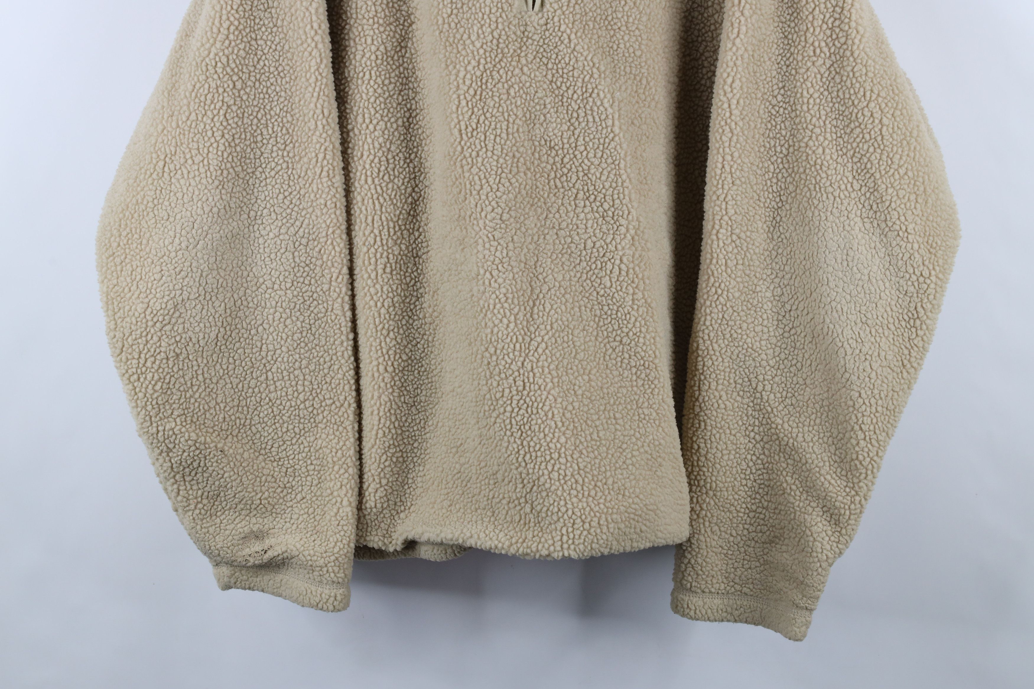 Lands' End × Vintage Vintage Lands End Deep Pile Fleece Half Zip Pullover Sweater Size US XXL / EU 58 / 5 - 3 Thumbnail